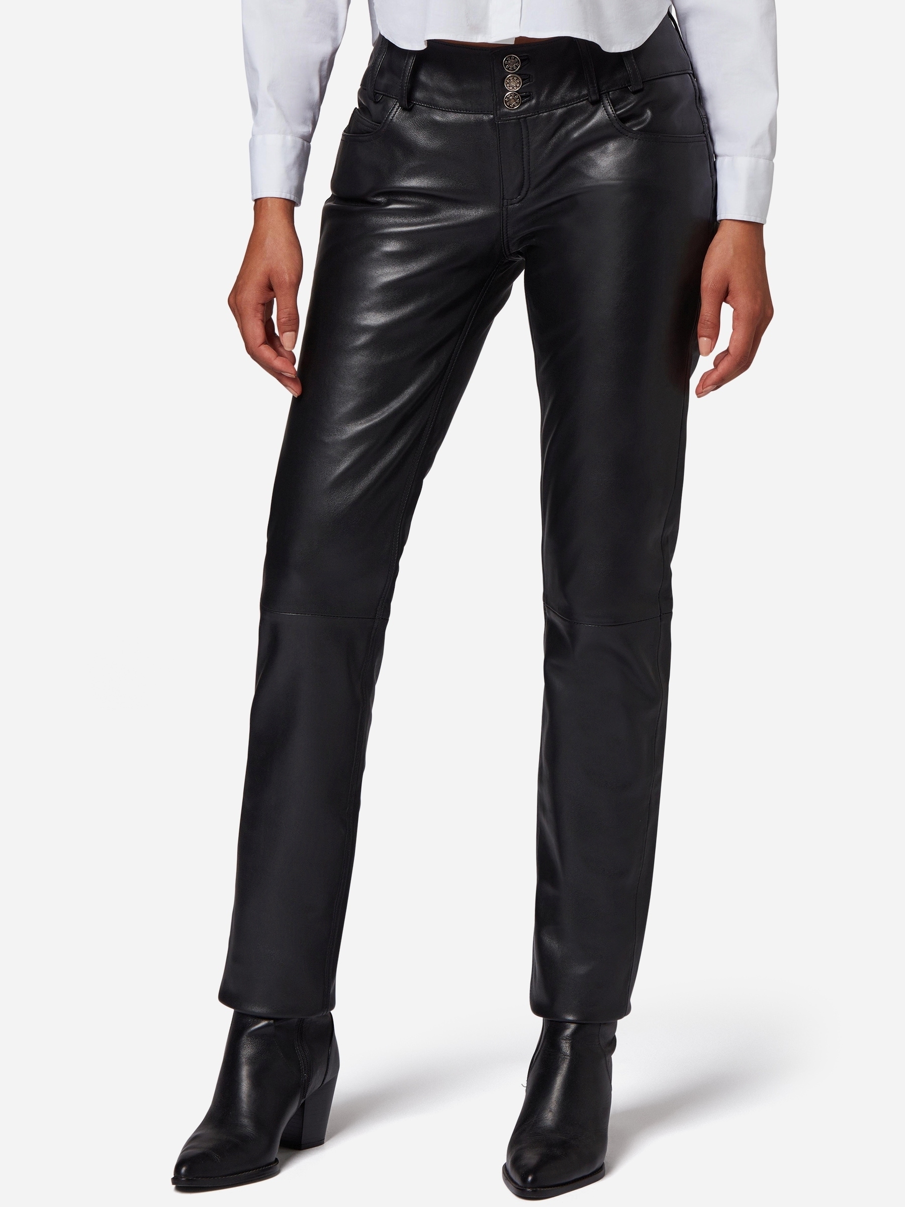 RICANO Lederhose »Lederhose Skinny Pant«  Handgefertigt aus echtem Leder