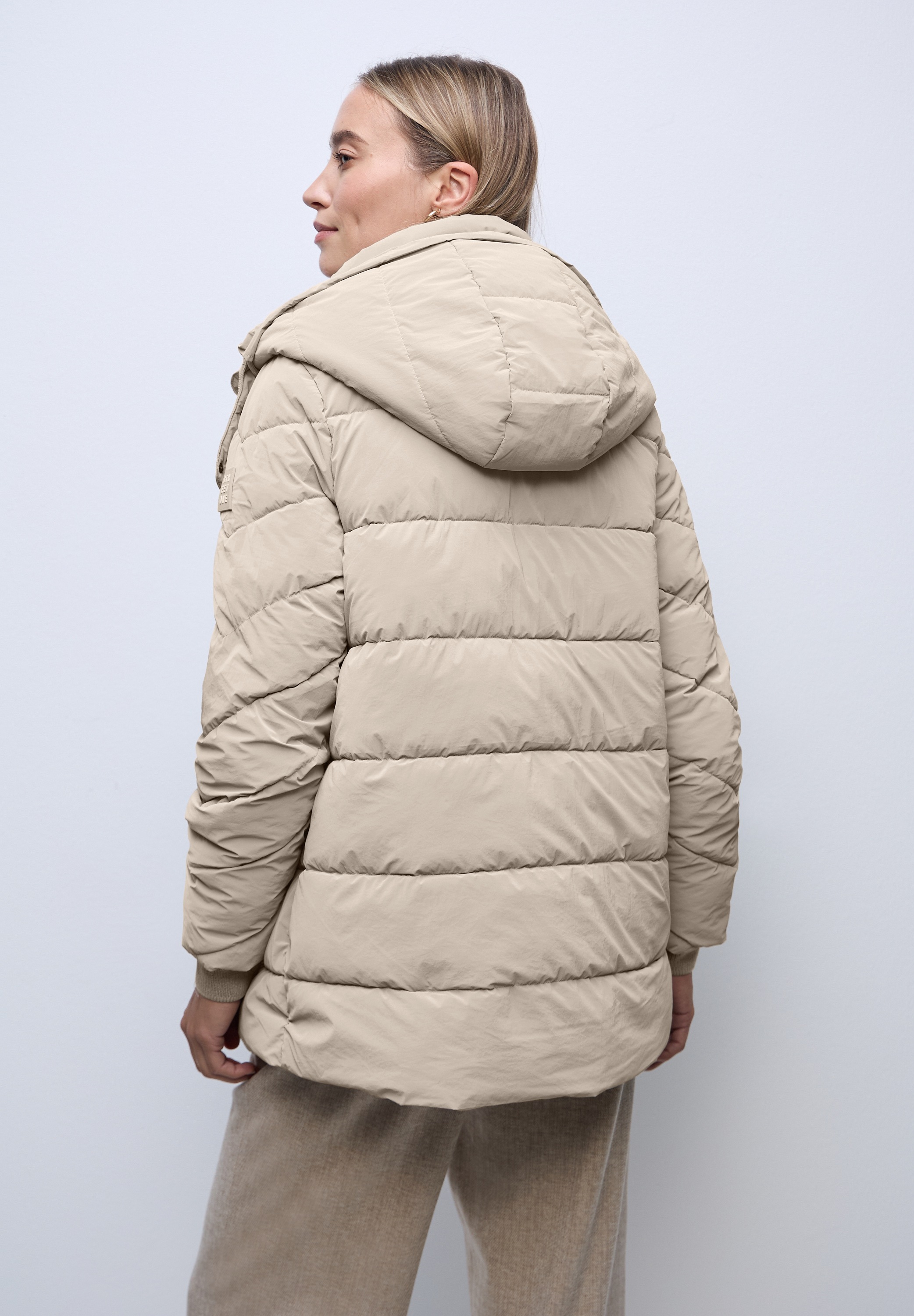 STREET ONE Steppjacke mit Kapuze mit Kapuze mit Tunnelzugband günstig online kaufen