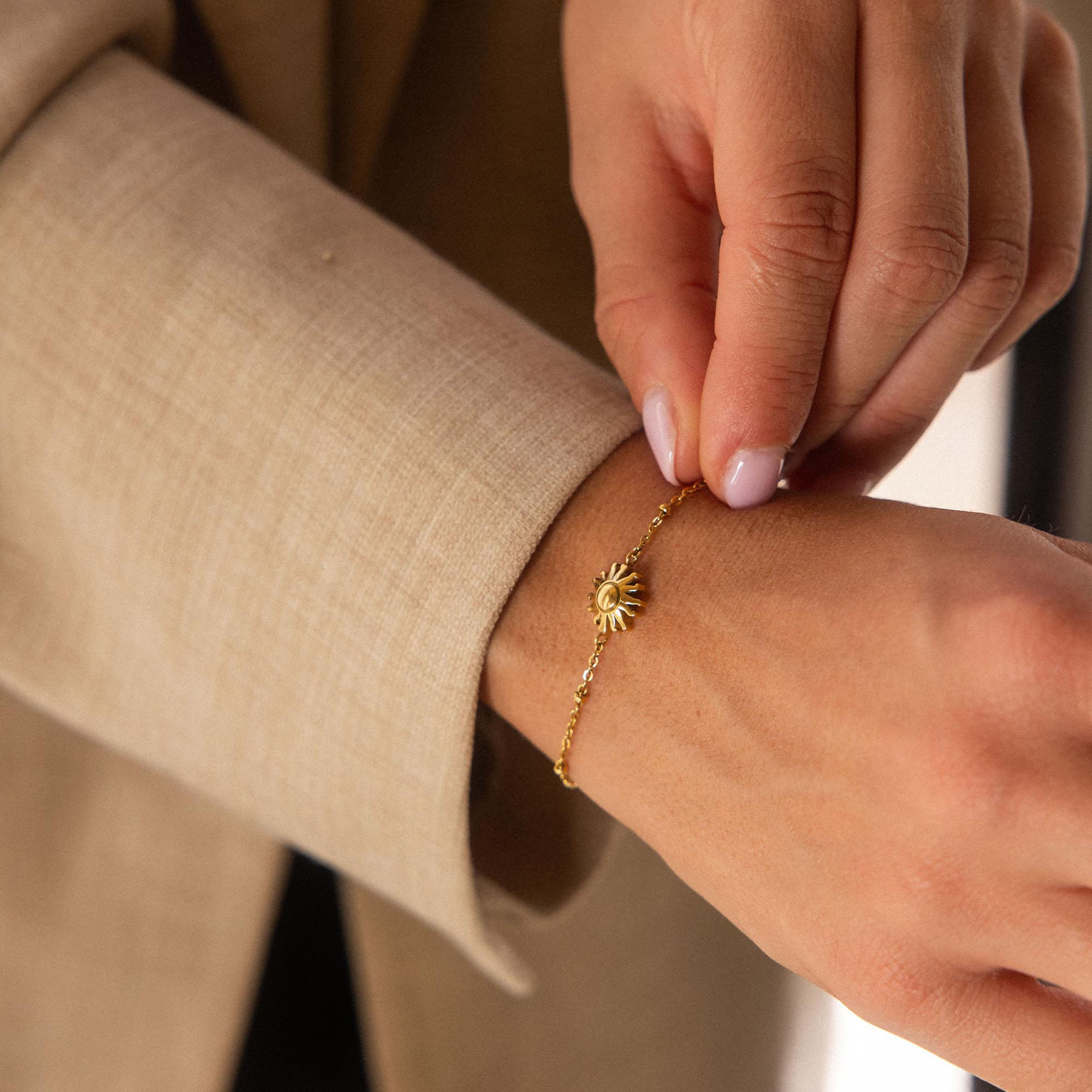 Purelei Armband »Schmuck Geschenk Sun Sonne Armkette, 23493-Bracelet-Sun«