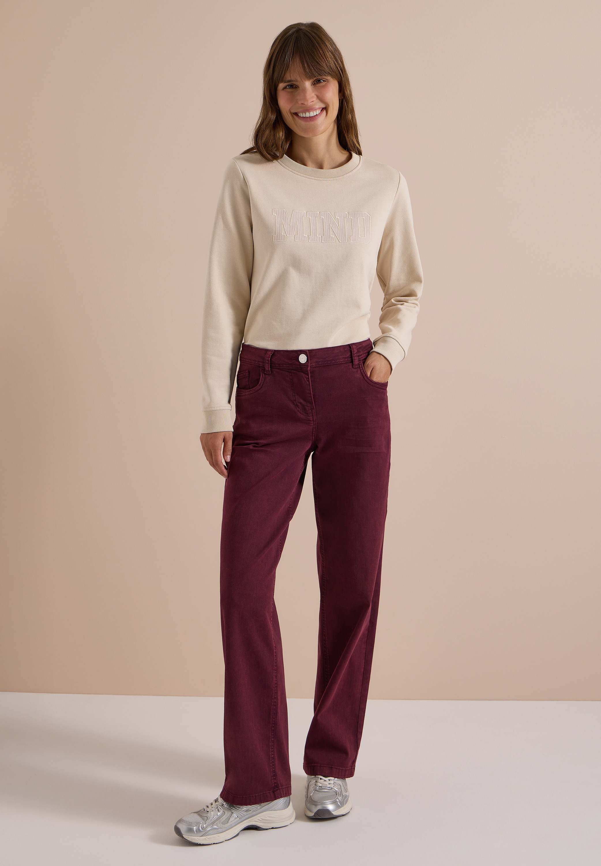 Cecil Loose-fit-Jeans High Waist