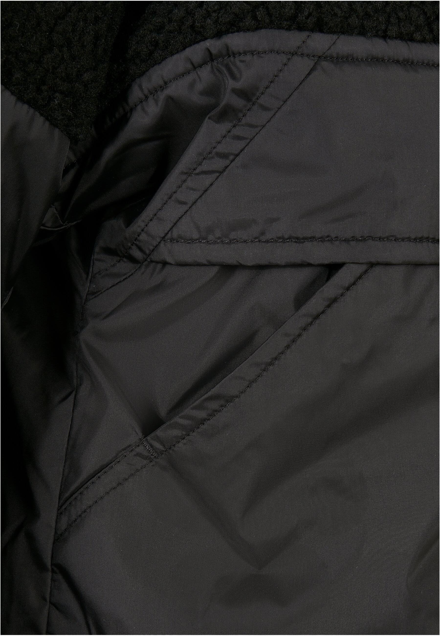URBAN CLASSICS Winterjacke »Urban Classics Damen Ladies Sherpa Mix Pull Over Jacket«, (1 St.), mit Kapuze