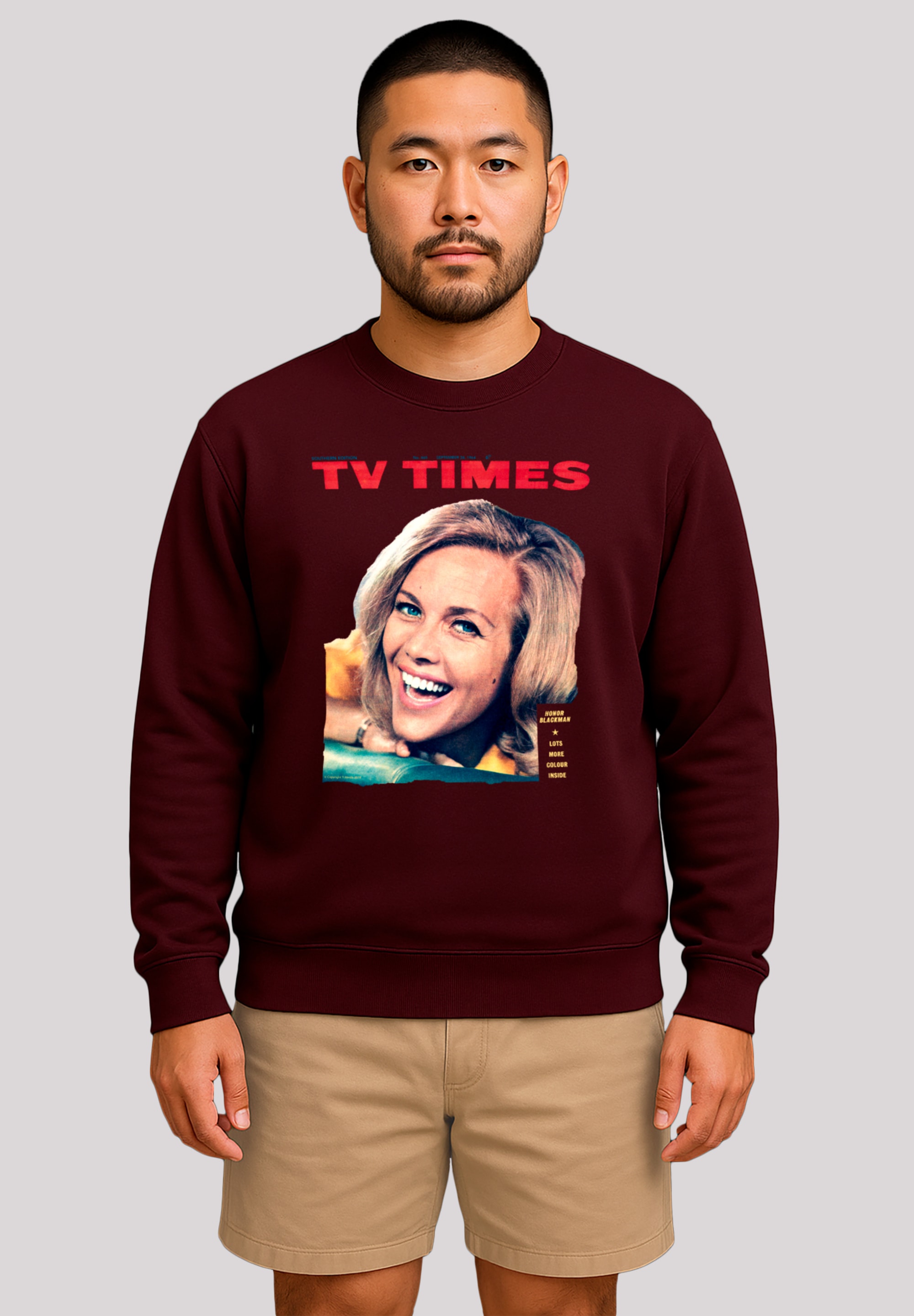 F4NT4STIC Sweatshirt "TV Times Honor Blackman 1964 Cover", Premium Qualität günstig online kaufen