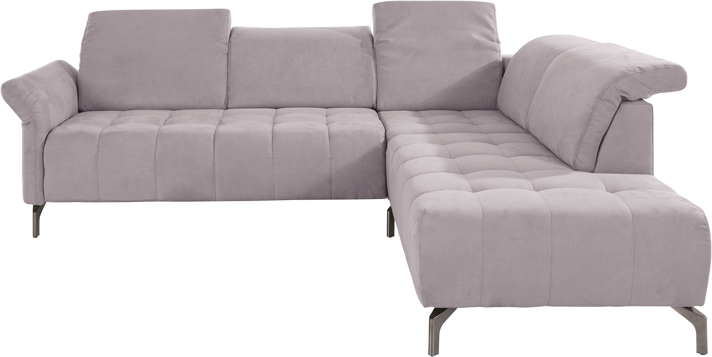 Home affaire Ecksofa "Fresh L-Form" Federkern, wahlweise Kopfteilverstellun günstig online kaufen