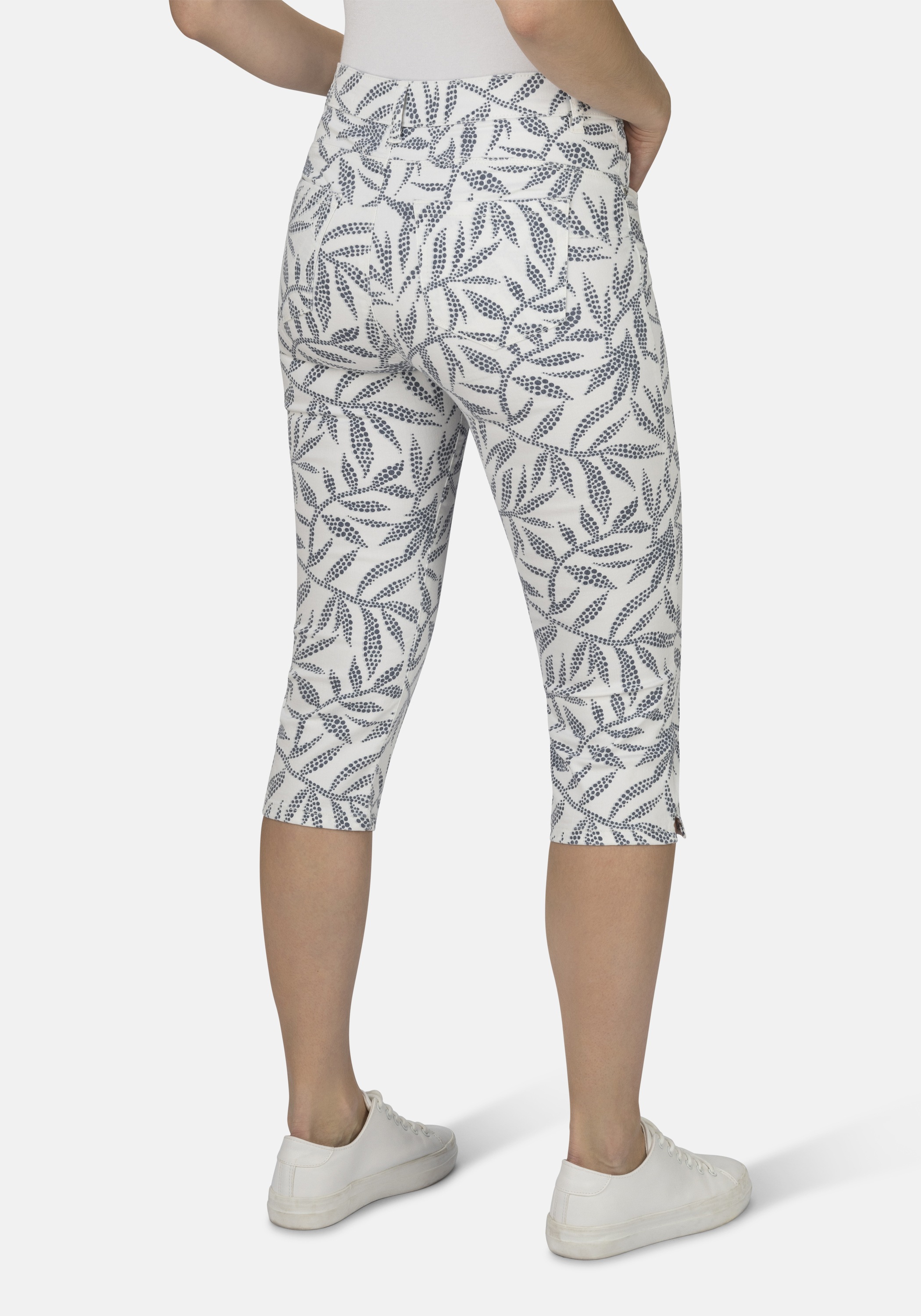 STOOKER WOMEN 7/8-Hose "Print Capri Skinny Fit Jeans" Skinny Fit Capri Pant günstig online kaufen