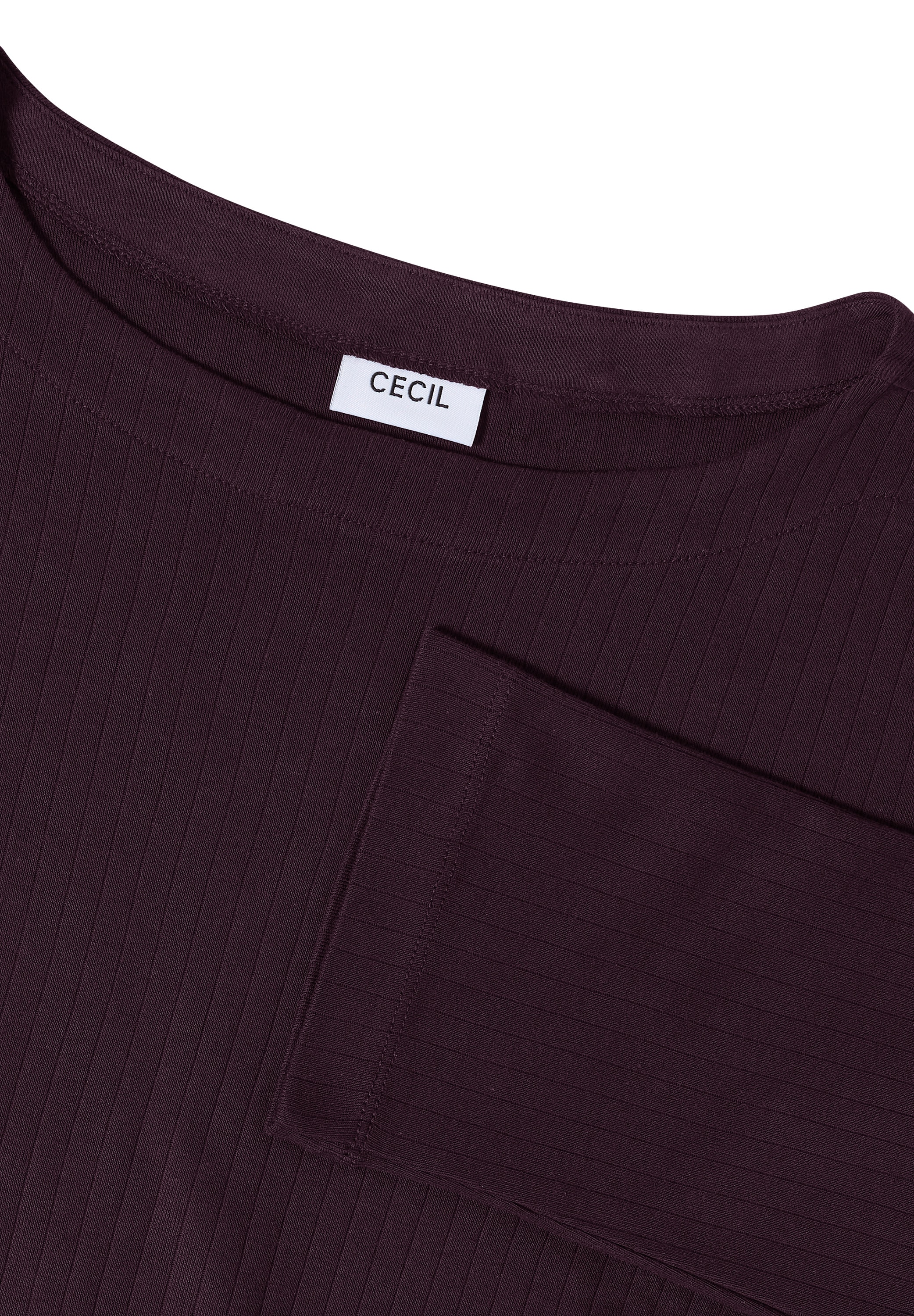 Cecil T-Shirt, mit U-Boot-Ausschnitt
