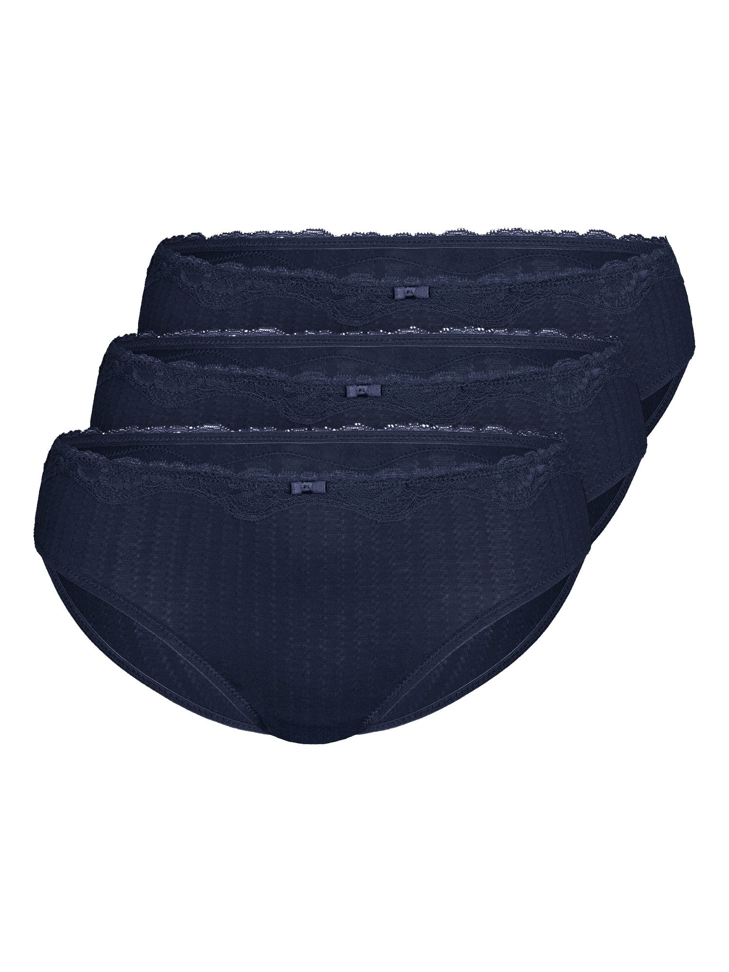 Sassa Slip "3er Pack Slip Bamboo Jacquard"