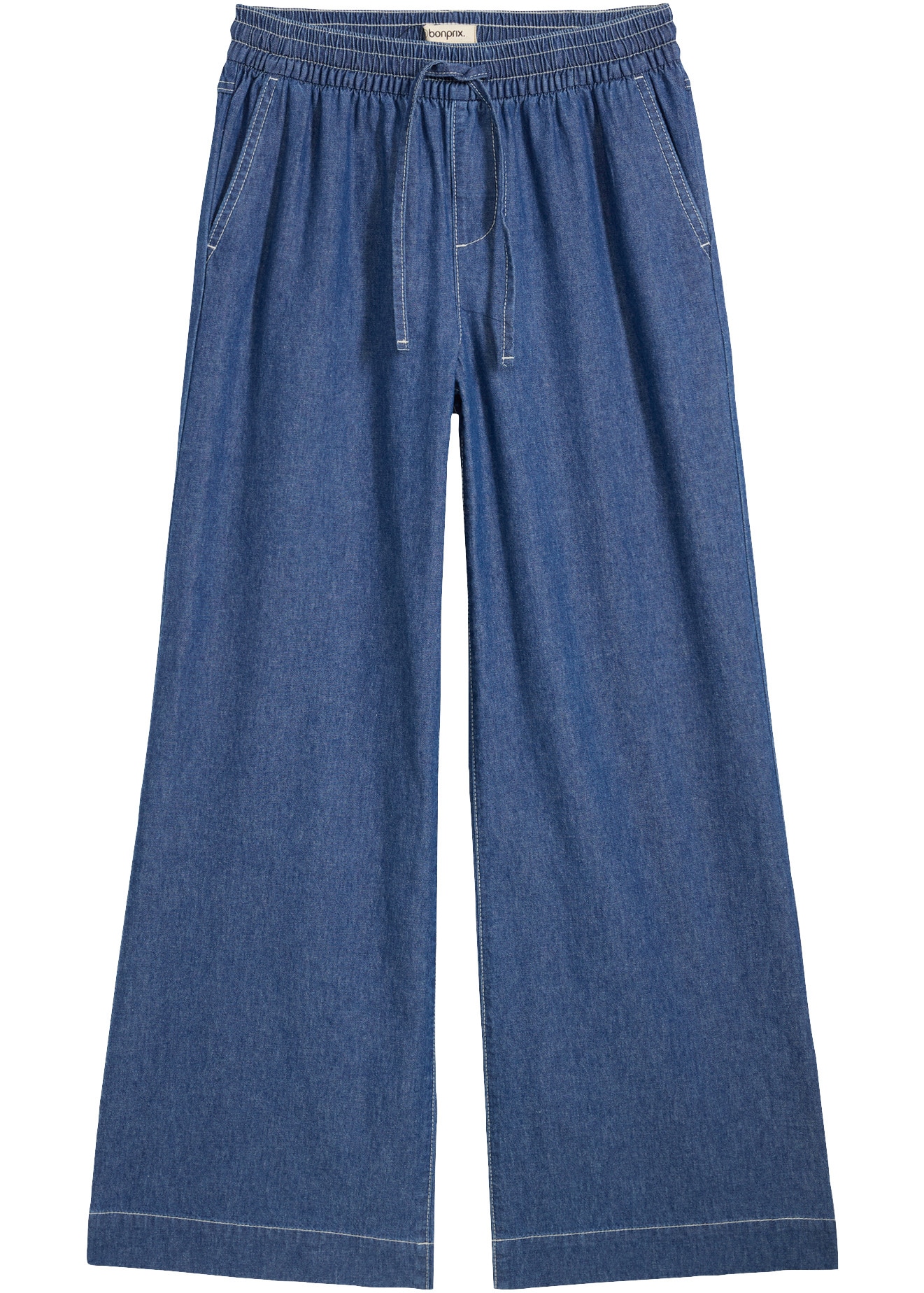 bonprix Weite Jeans mit Gummibund, Loose Fit, aus reiner Baumwolle