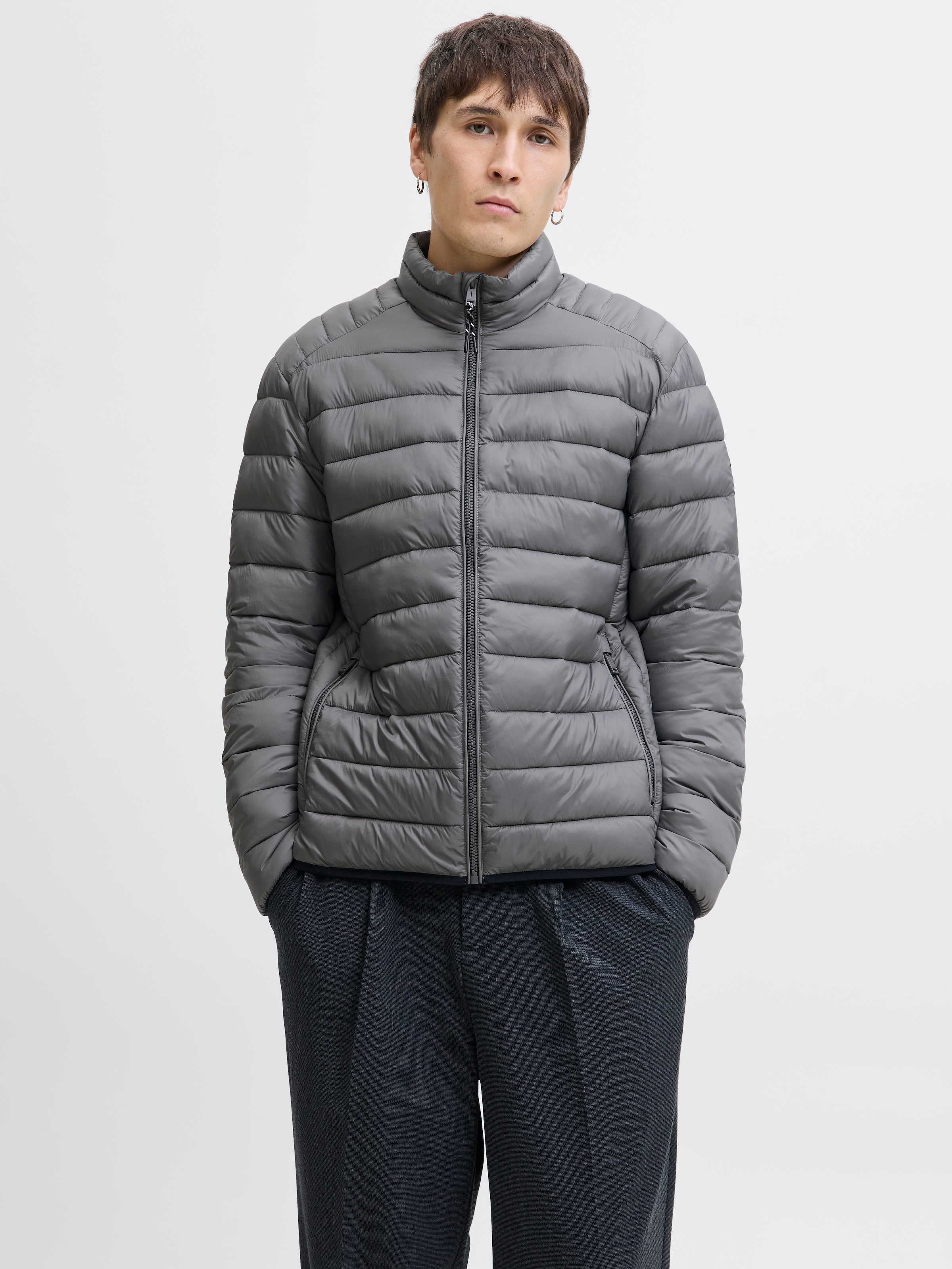 Jack & Jones Steppjacke "JJEBRADLEY LIGHT PUFFER COLLAR NOOS", ohne Kapuze günstig online kaufen