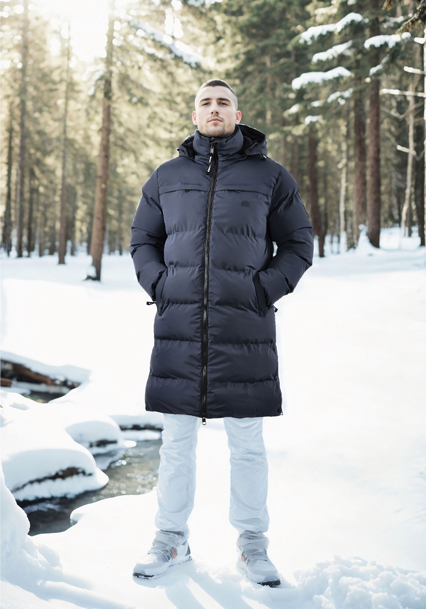 Arctic Seven Winterjacke »ASNorwiig«, mit warmem Teddyfell und abnehmbarer Kapuze