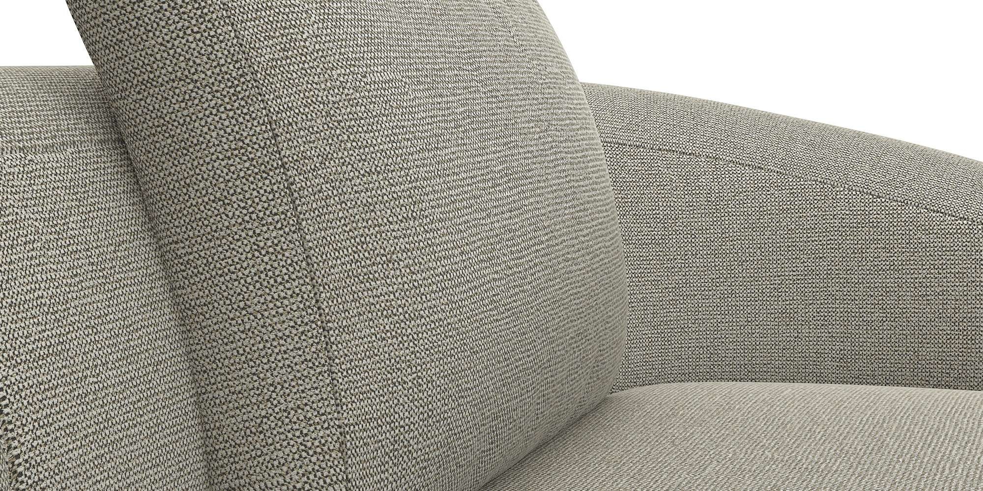Flexlux Torino L-Shape Sectional Sofa with Chaise Longue Beige 6