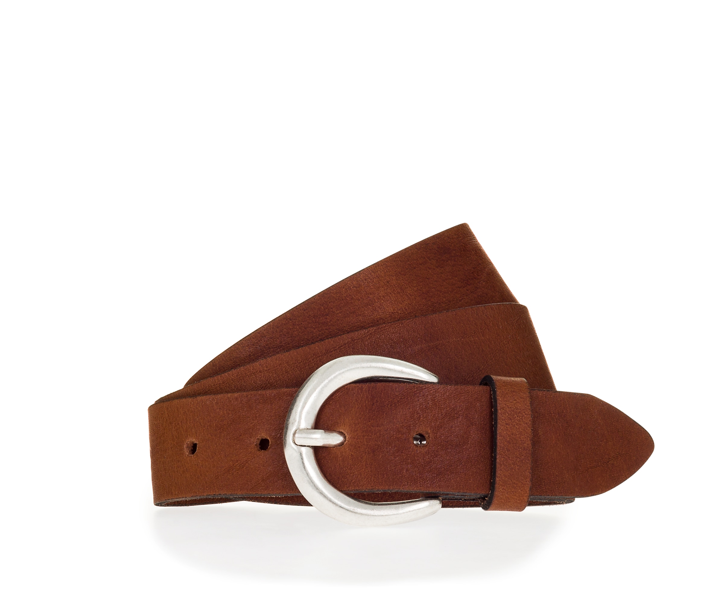 MUSTANG Ledergürtel 1 Stk. Schließe in poliertem Silber, 3,5 cm breit günstig online kaufen