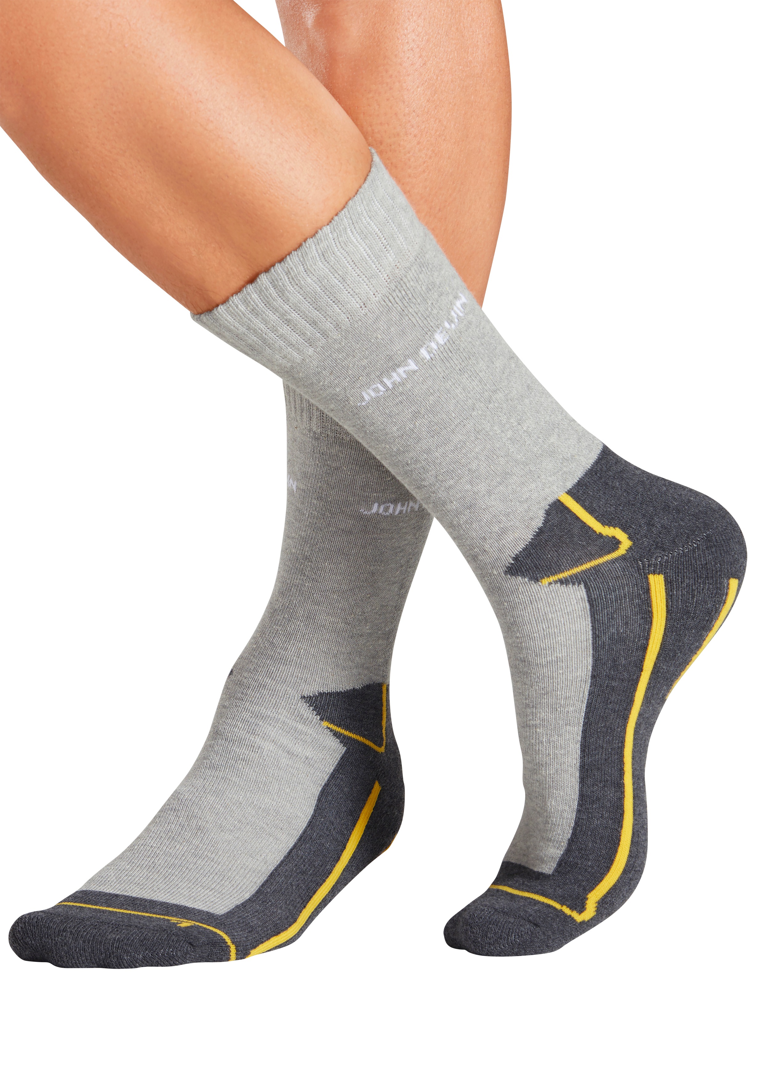 Thumbnail - John Devin Funktionssocken Packung, 4 Stk. tlg. mit Sohlen über Zehen und hoch Fersenplüsch