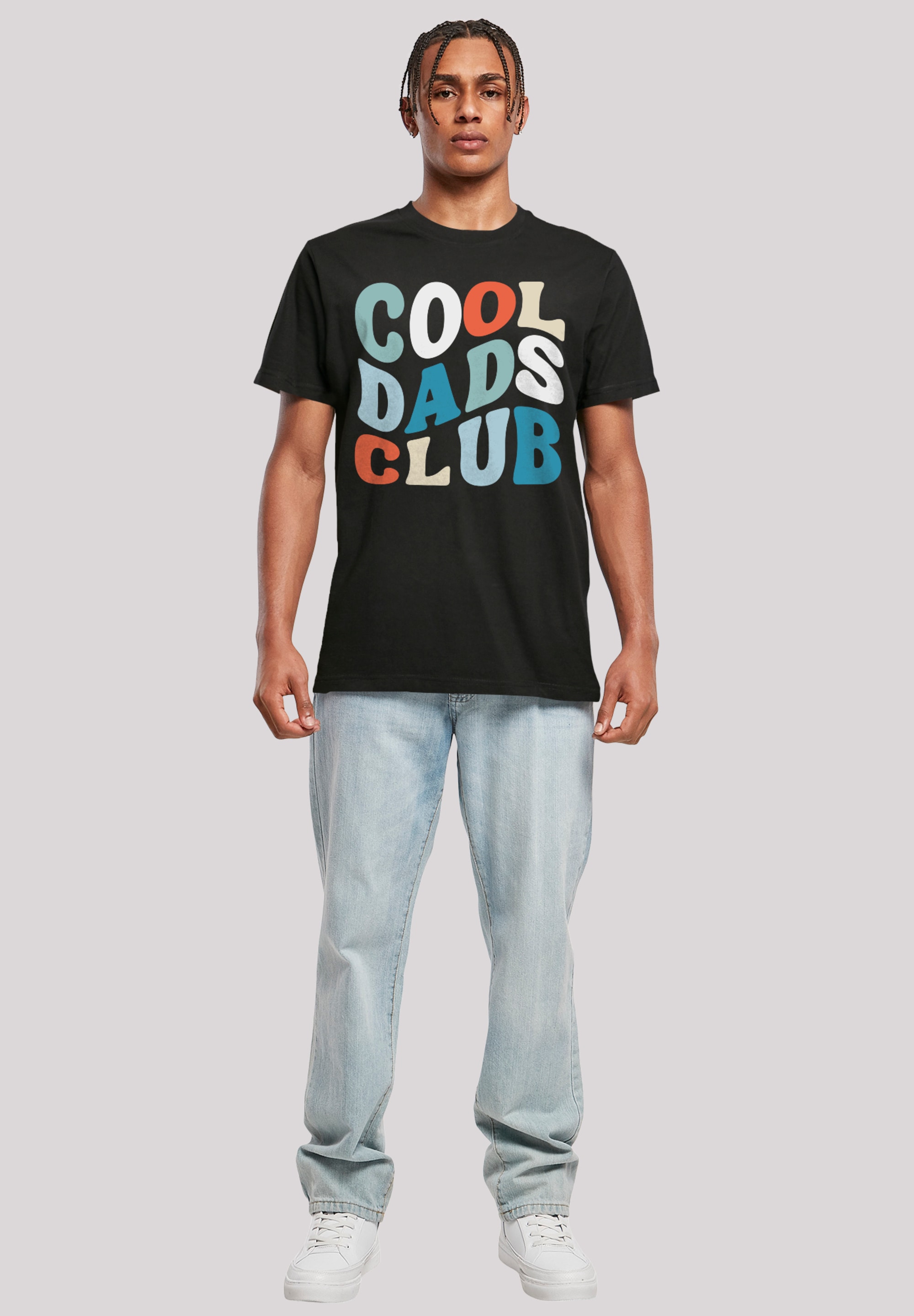 F4NT4STIC T-Shirt »Cool Dads Club Trendiges Vatertagsmotiv für Väter«, Premium Qualität