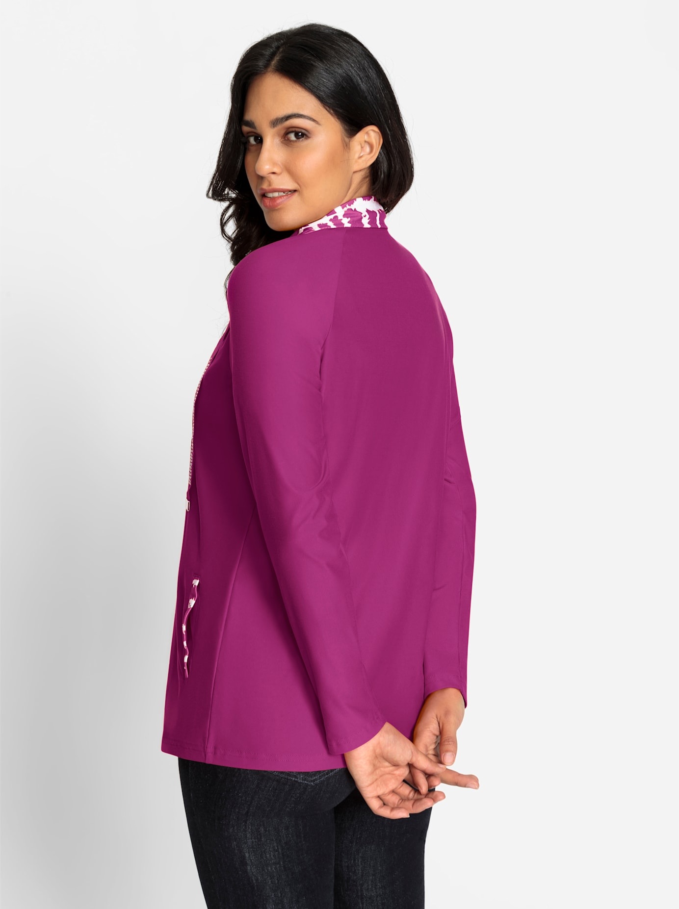 Inspirationen Shirtjacke "Shirtjacke" 1 Stk. tlg. günstig online kaufen