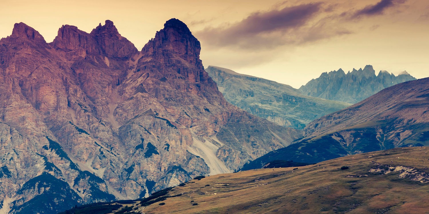 queence Acrylglasbild "Eiron" Berge  Berge & Alpenbilder  Foto  Himmel  Lan günstig online kaufen