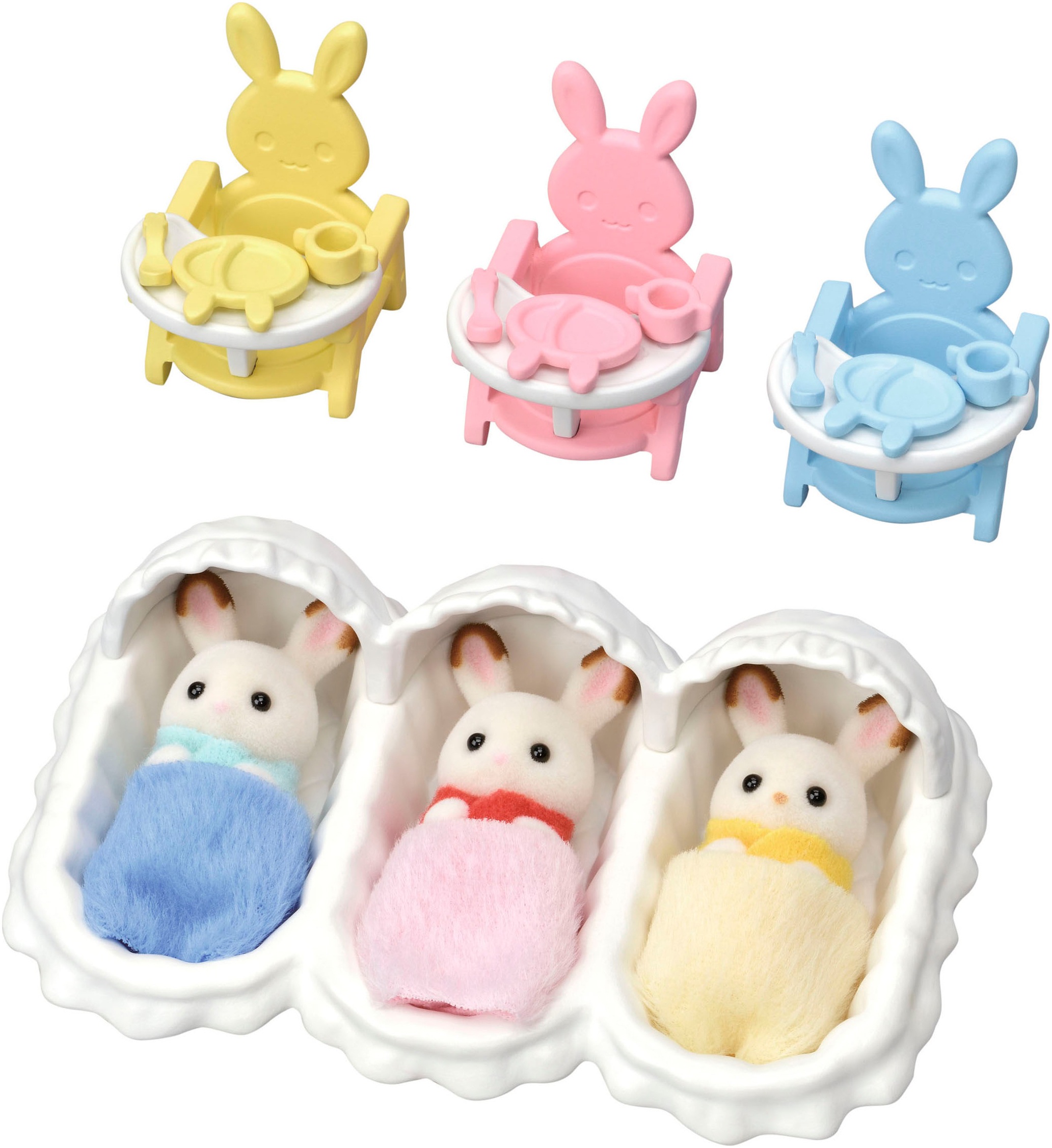 Sylvanian Families Spielfigur »Erstausstattung für Drillinge (5532)«