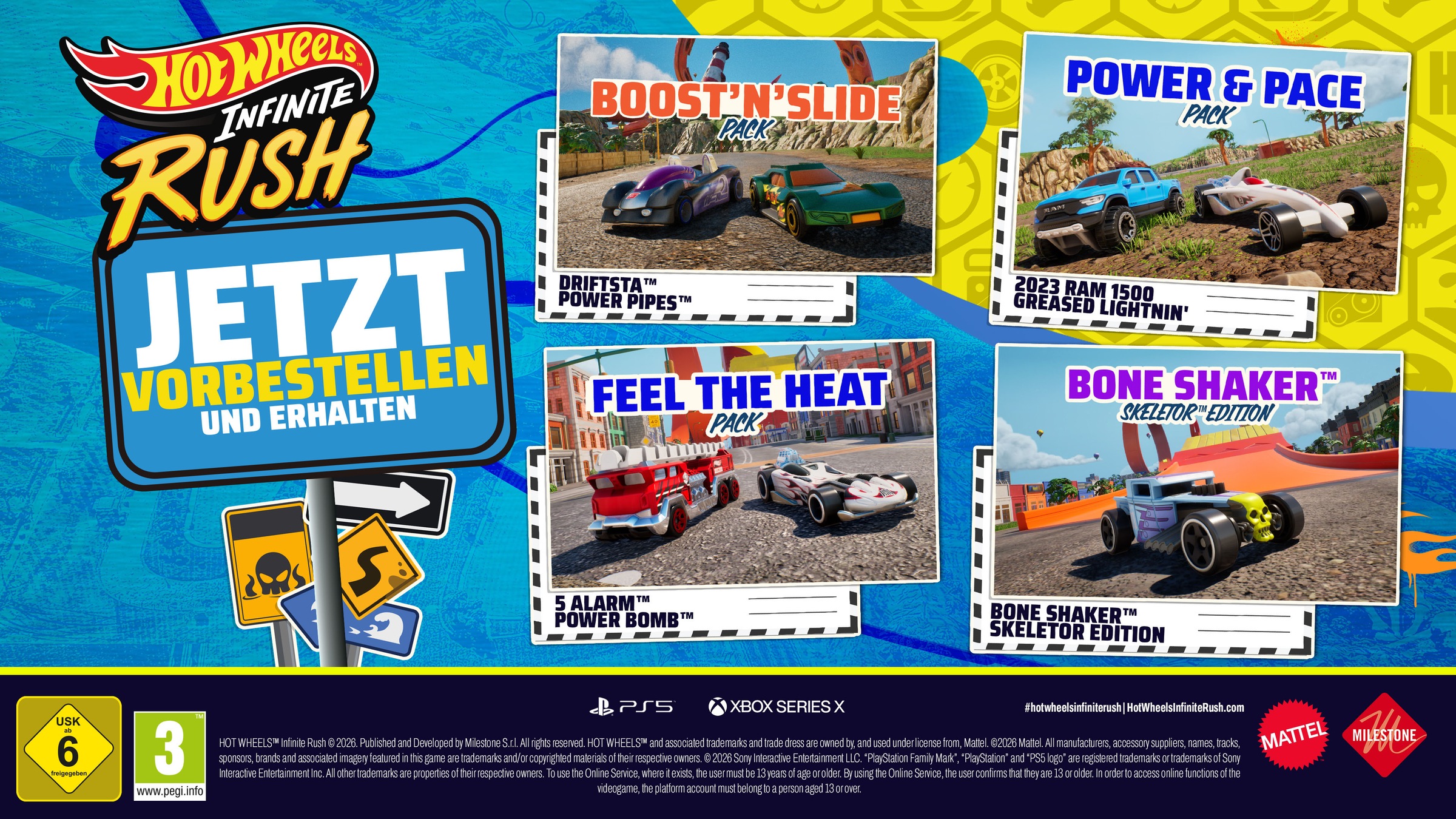 Milestone Spielesoftware »Hot Wheels Infinite Rush Day One Edition« Xbox Series X