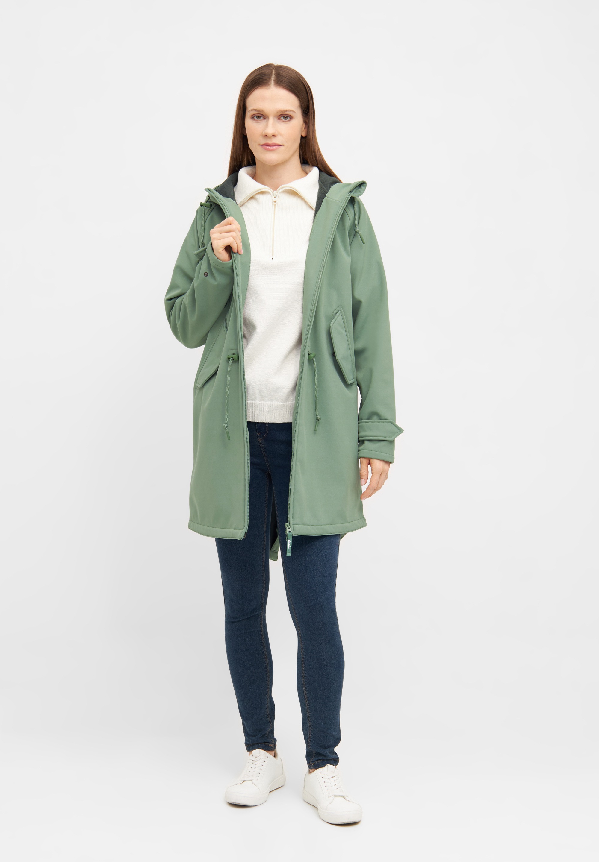 Derbe Softshelljacke »Island Friese«, wasserabweisend, winddicht, Kapuze
