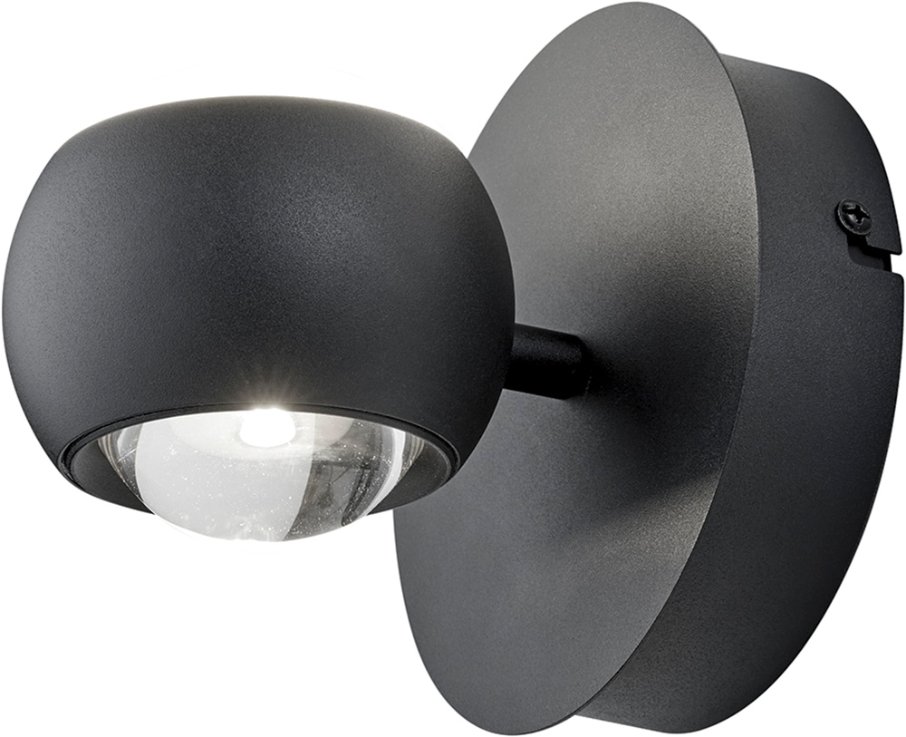 Musterring LED Wandleuchte »CANNON, 1-flammige LED Wandlampe 5W 500Lumen 2300-4000K CCT« LED-Board 1 Stk. Farbwechsler | warmweiß - kaltweiß mit Fernbedienung, schwenkbares up-and-down Licht dimmbar Memory