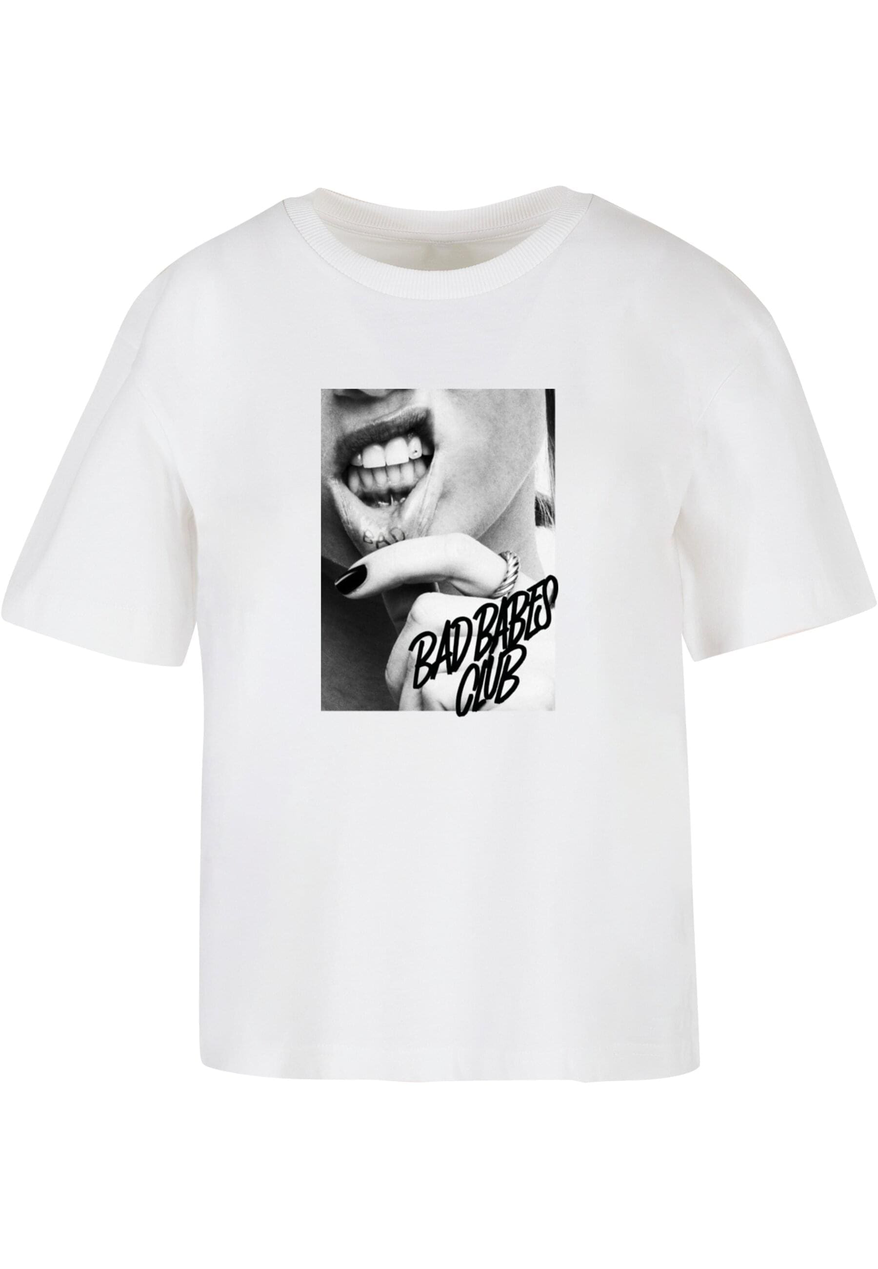 Miss Tee T-Shirt "Miss Tee Damen Lip Tattoo Tee" 1 Stk. tlg. günstig online kaufen