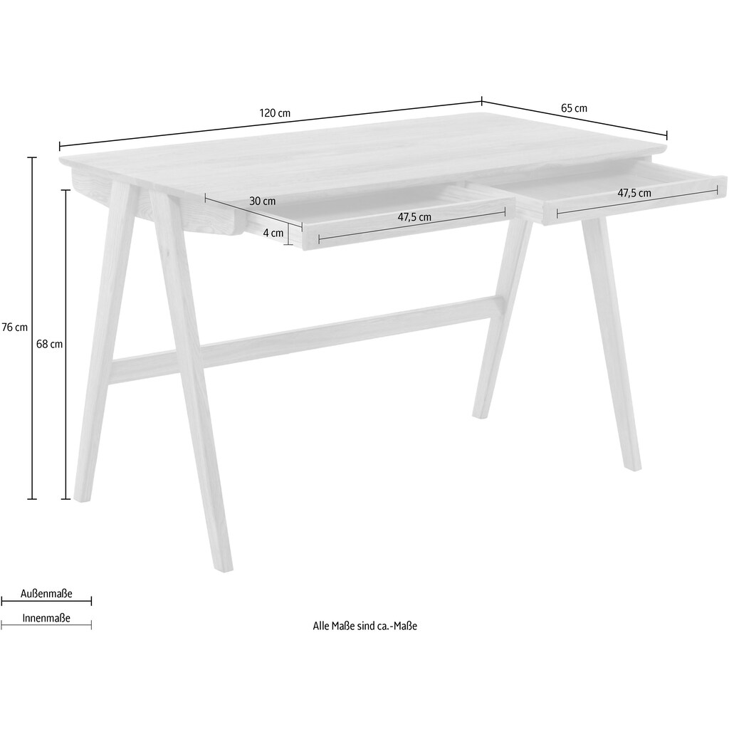 MCA furniture Schreibtisch »Delia«