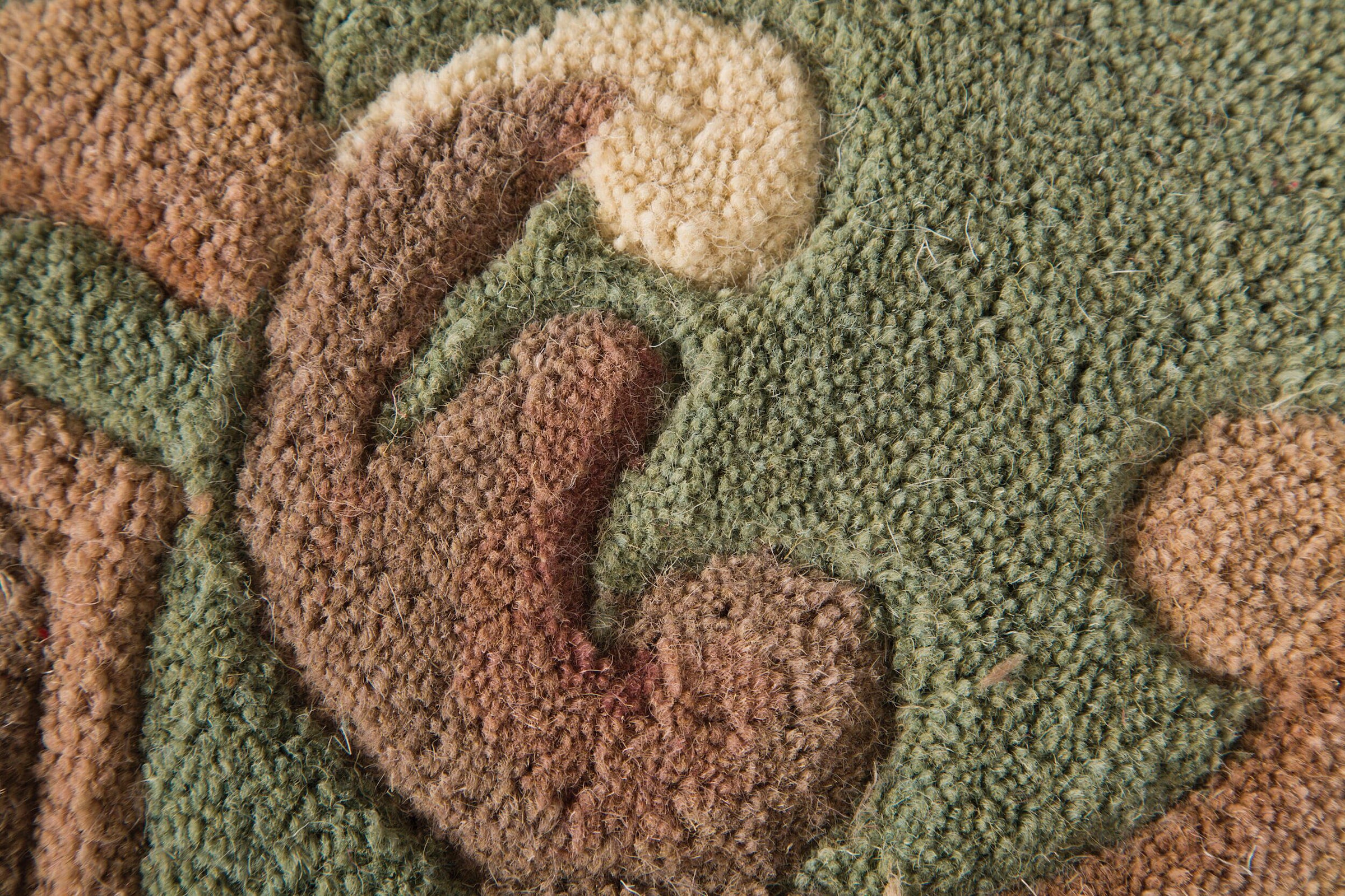 FLAIR RUGS Wollteppich »Aubusson«, rund, 10 mm Höhe