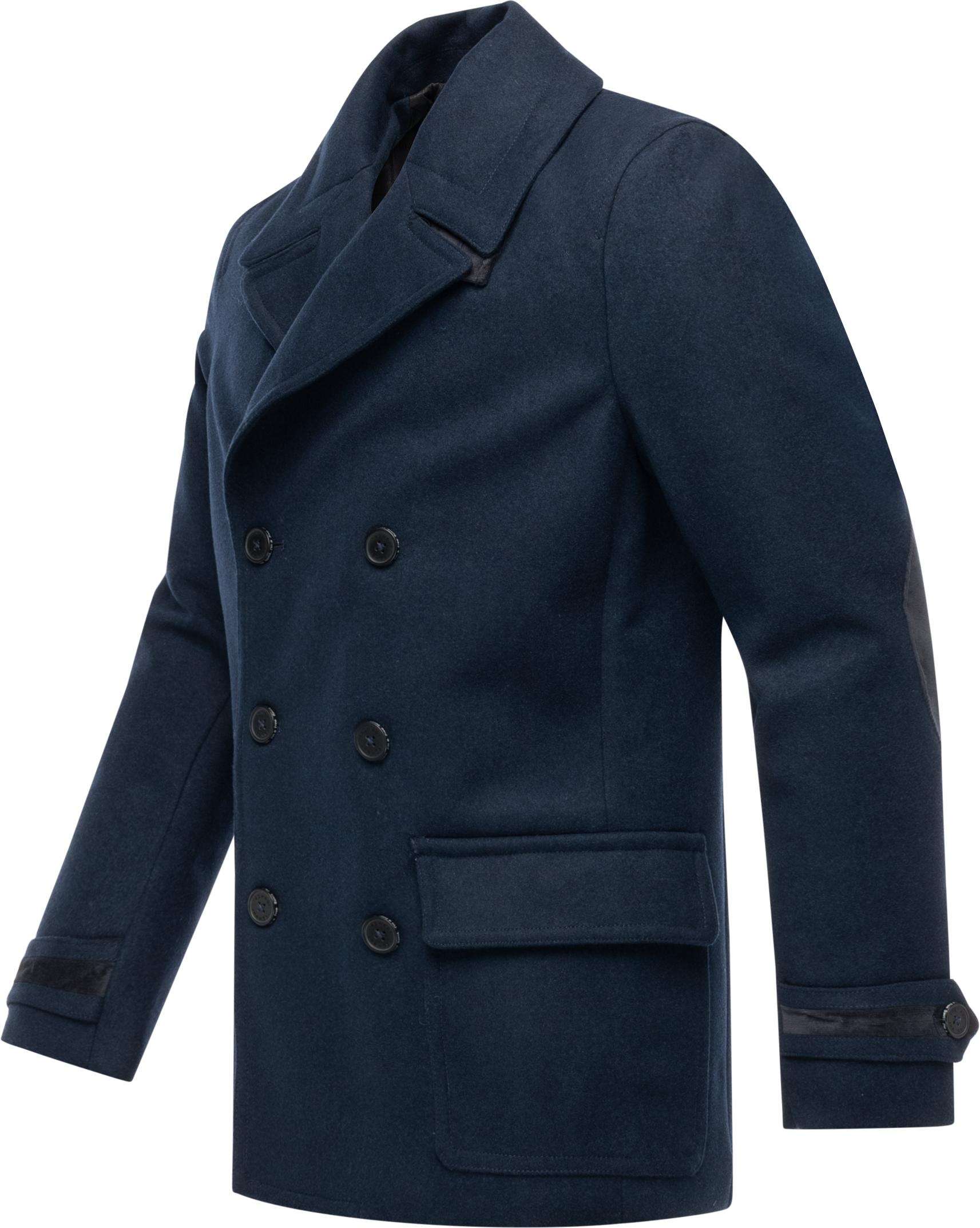 Ragwear Kurzmantel »Parr YOUMODO« klassischer Herren Wintermantel mit Reverskragen