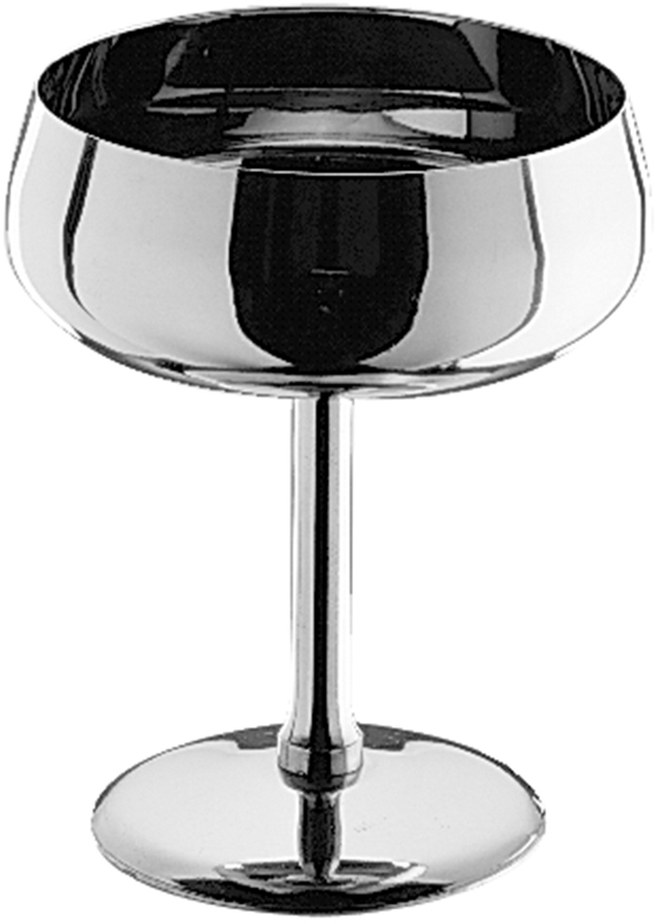 PINTINOX Eisschale "Gelateria Professional" 1 Stk. aus Edelstahl konisch, Edelstahl, spülmaschinengeeignet, 0,181 Liter