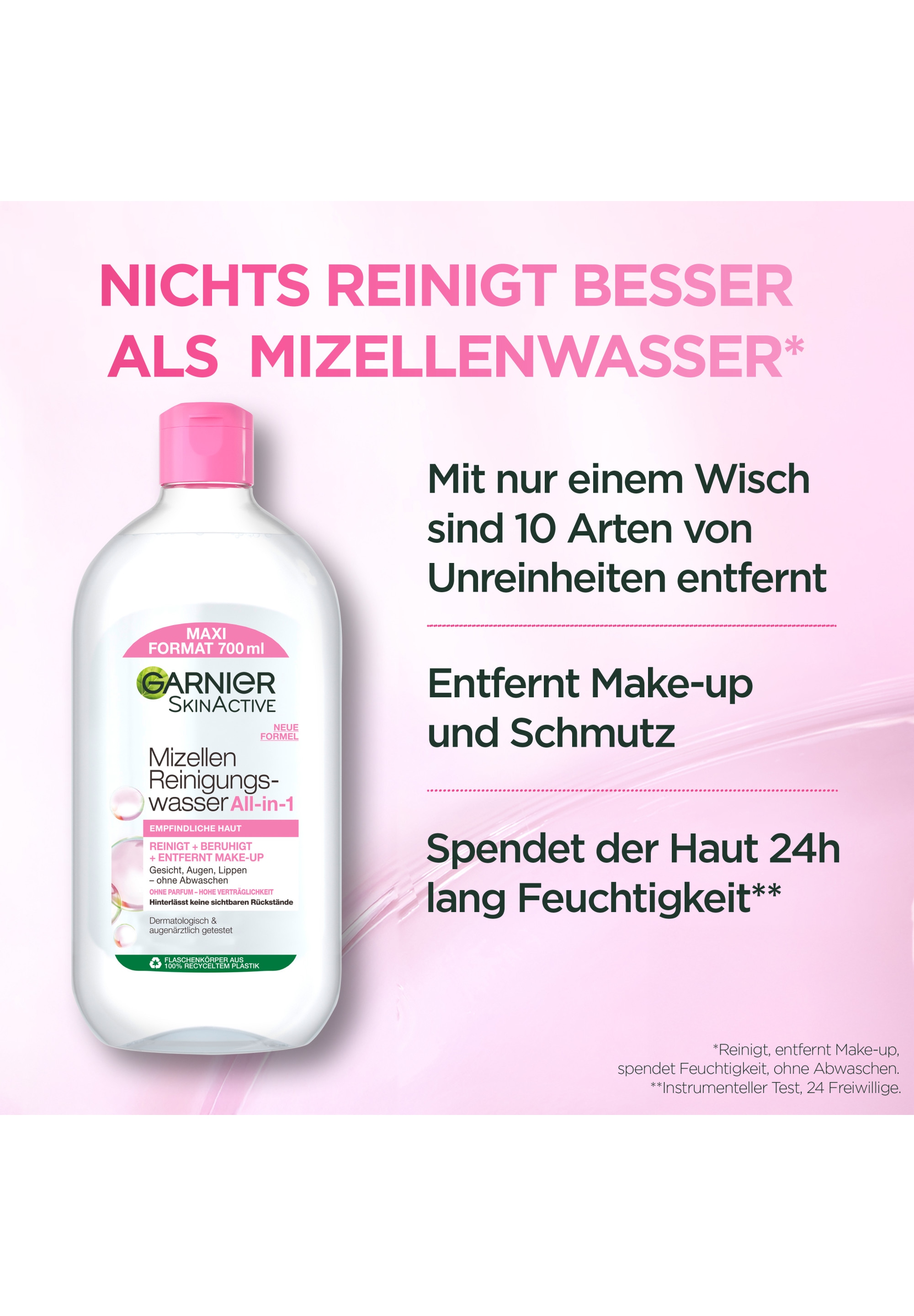 GARNIER Gesichtswasser »GARNIER SKIN ACTIVE MIZELLEN REINIGUNGSWASSER ALL-IN-1« Gesichtswasser