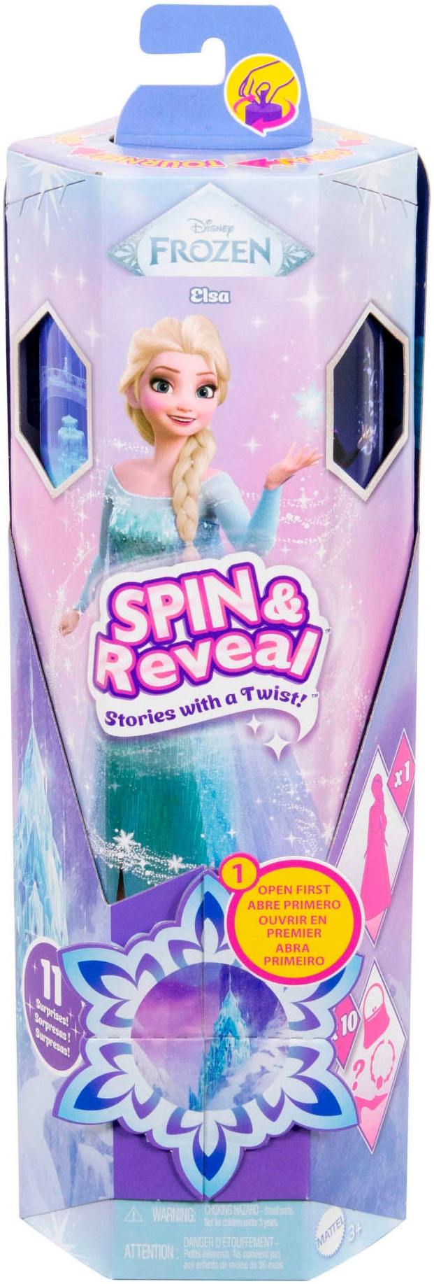 Mattel® Anziehpuppe »Disney Die Eiskönigin Spin & Reveal Elsa Puppe«
