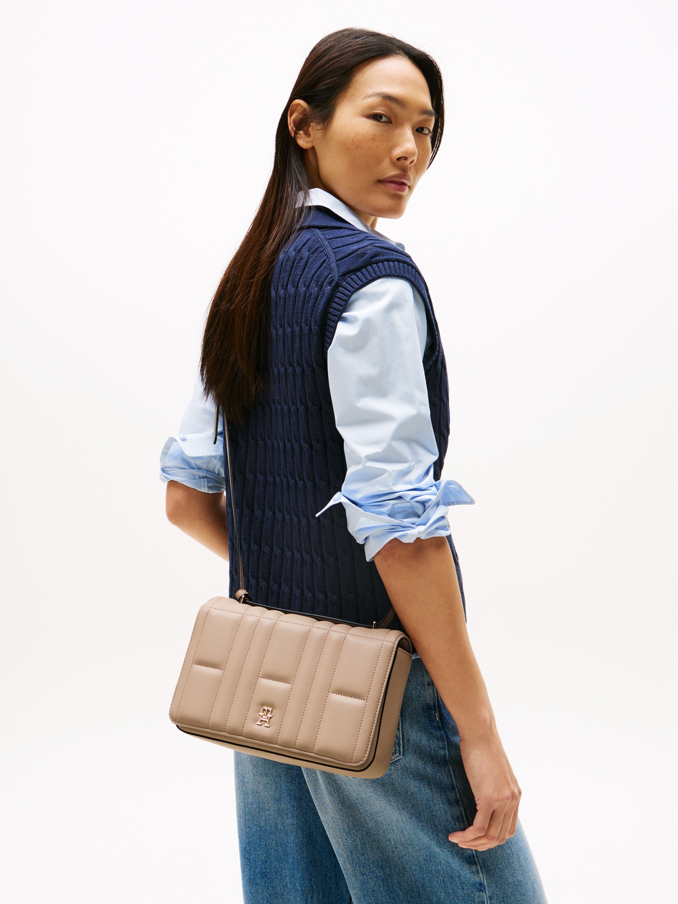 Tommy Hilfiger Umhängetasche "TH FEMININE CONV CROSSOVER", Damen-Schulterta günstig online kaufen