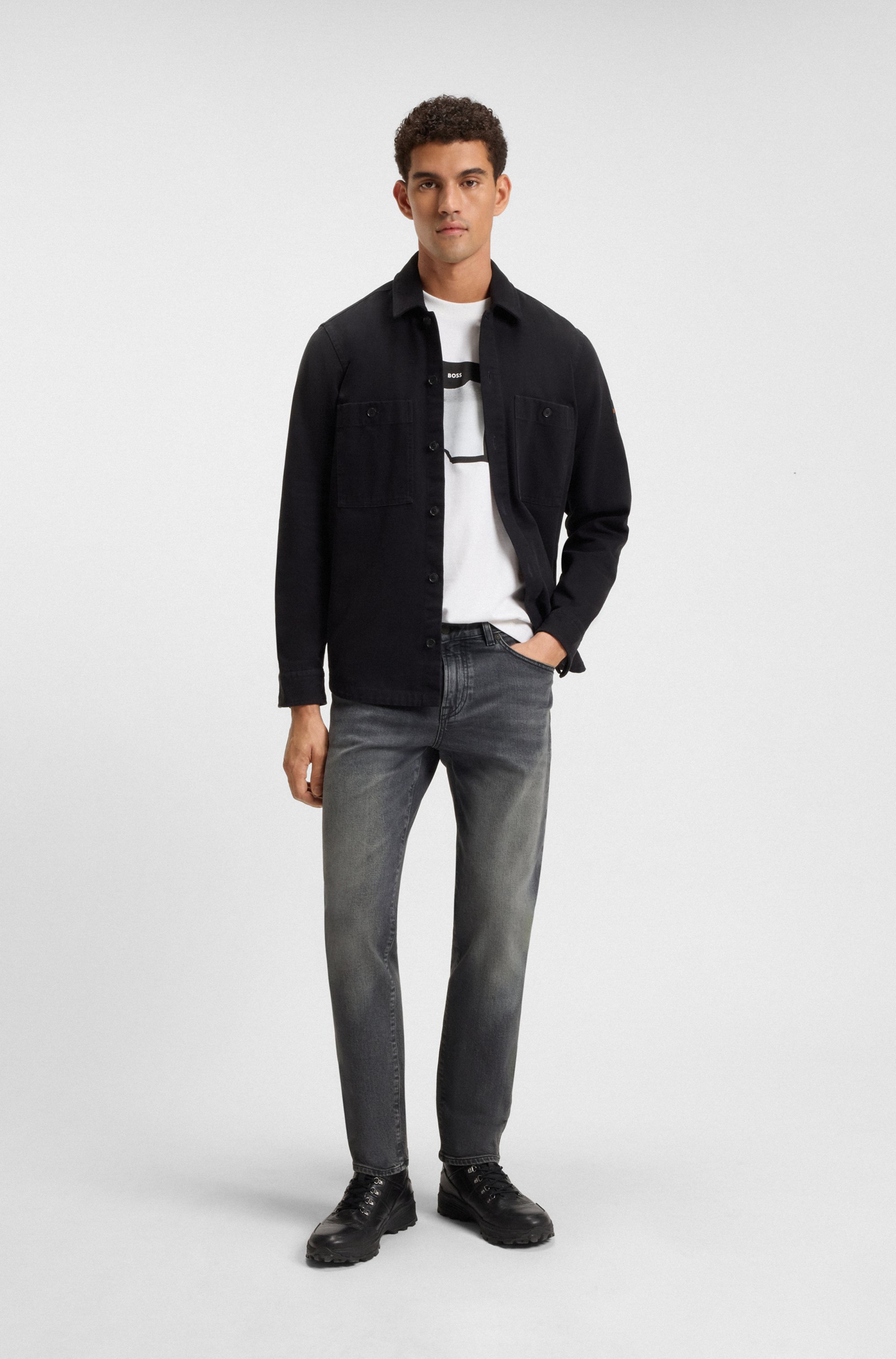 Thumbnail - BOSS ORANGE Regular-fit-Jeans "Re Maine" mittlere Bundhöhe, gerade Passform, authentische Waschung