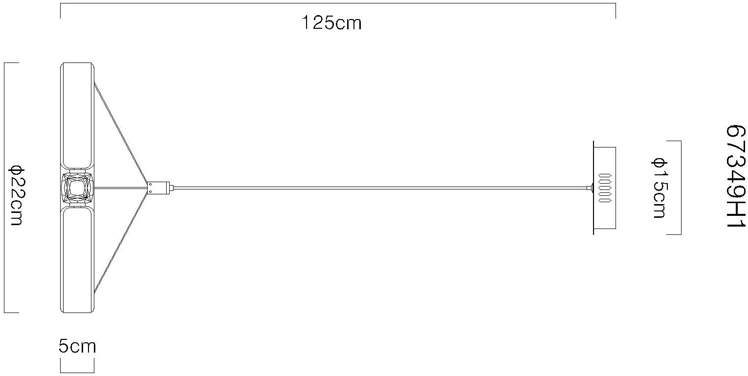 GLOBO LIGHTING Hängeleuchte »HENDRICKS« LED-Modul 1 Stk. Warmweiß Hängelampe Esszimmer-Leuchte Esstischleuchte Wohnzimmer