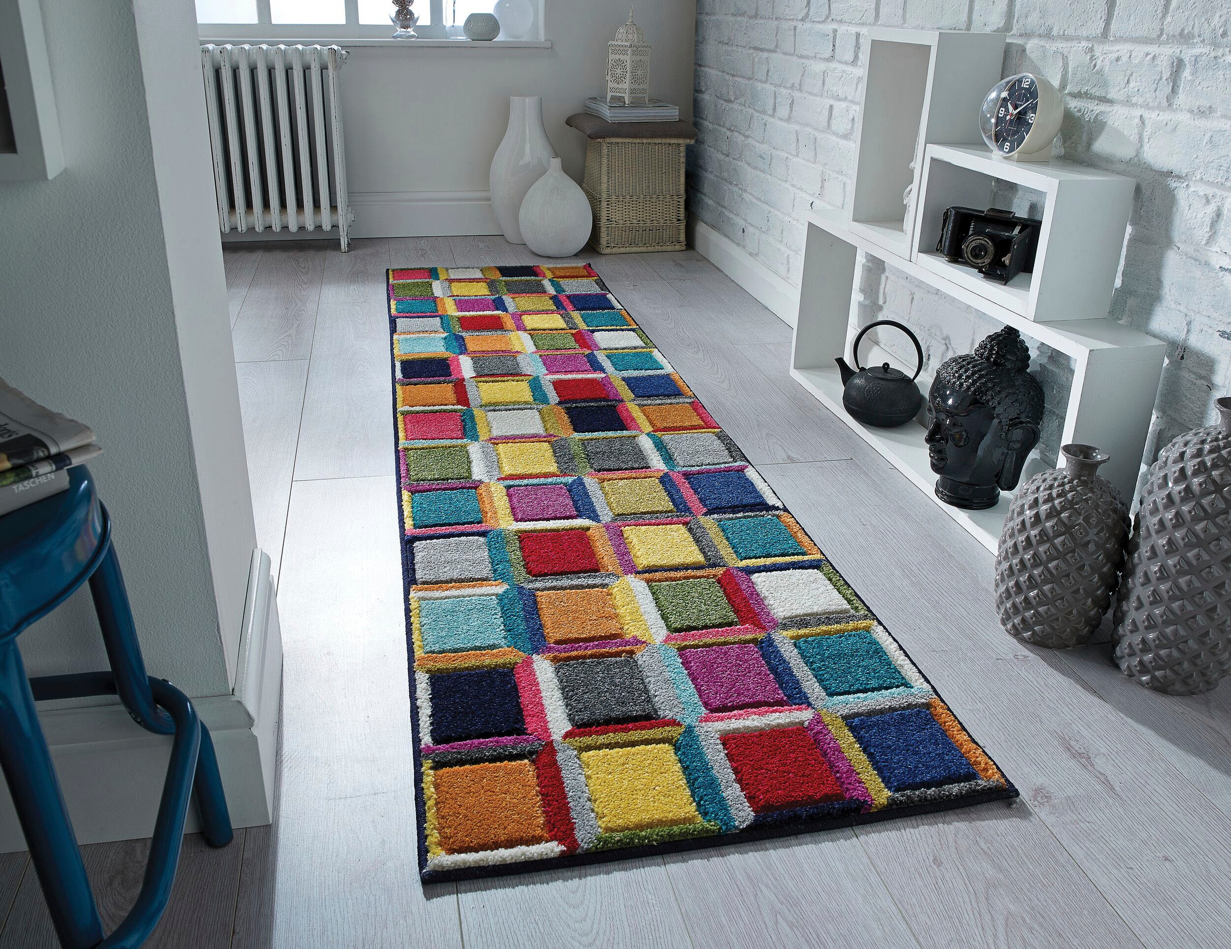 FLAIR RUGS Teppich "WALTZ" rechteckig 10 mm Höhe Handgeschnitzt