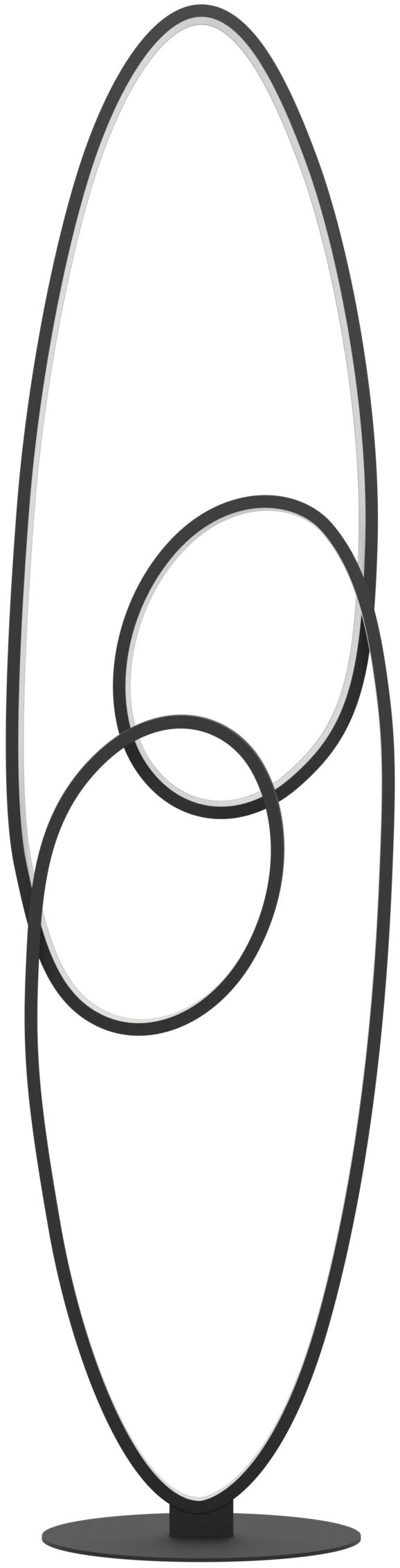 EGLO Stehlampe »GIANELLA Stehlampe - Alu, Stahl - LED - 38W - IP20« LED-Modul 1 Stk. Warmweiß Standleuchte, Leselampe, Wohzimmer, Schlafzimmer, L25 x B30 x H120,5cm