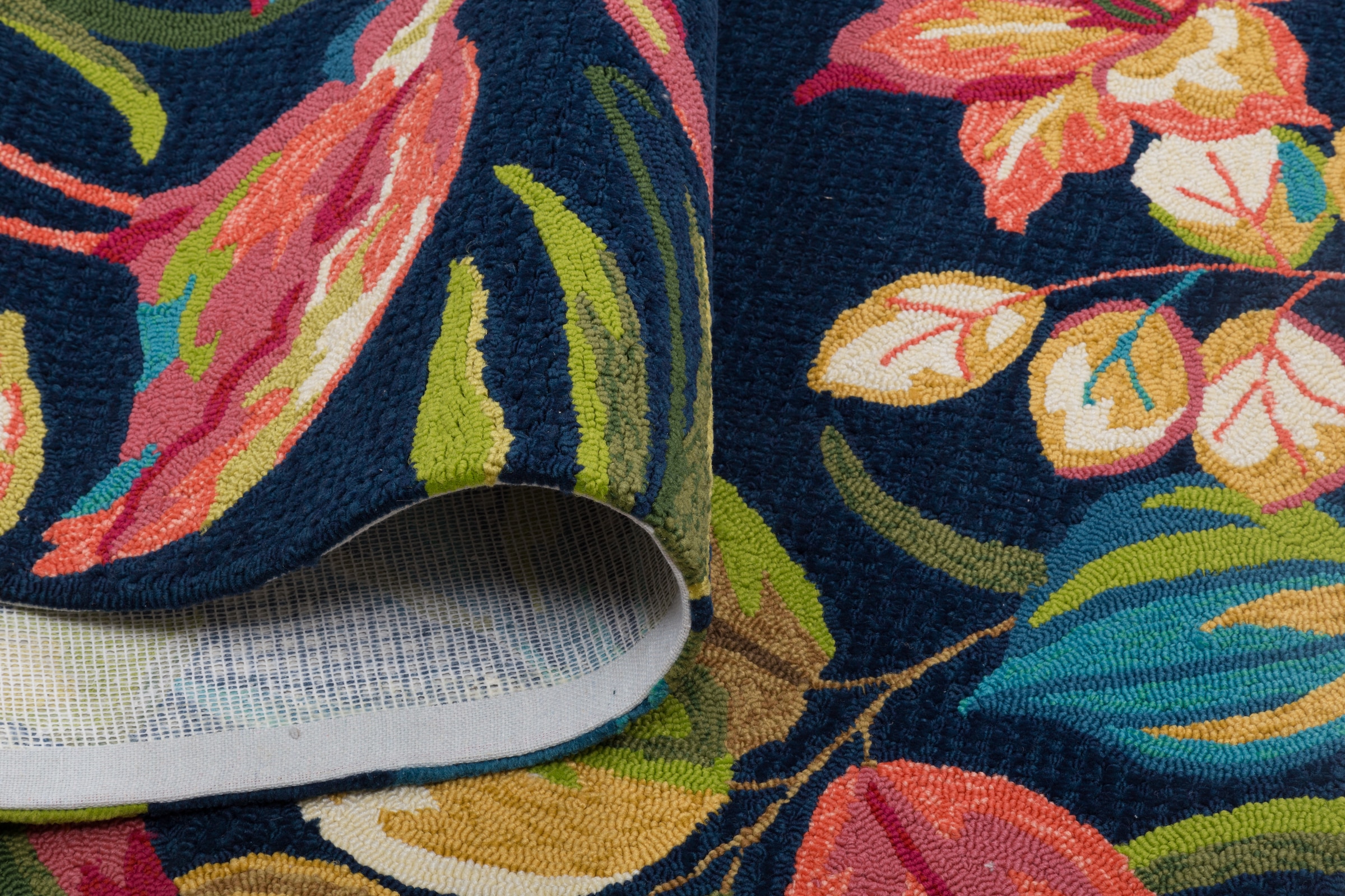 Gino Falcone Teppich »Rosetta 020 Flamingos«, rechteckig, 15 mm Höhe, besonders weich durch Microfaser, In- und Outdoor geeignet, Wohnzimmer