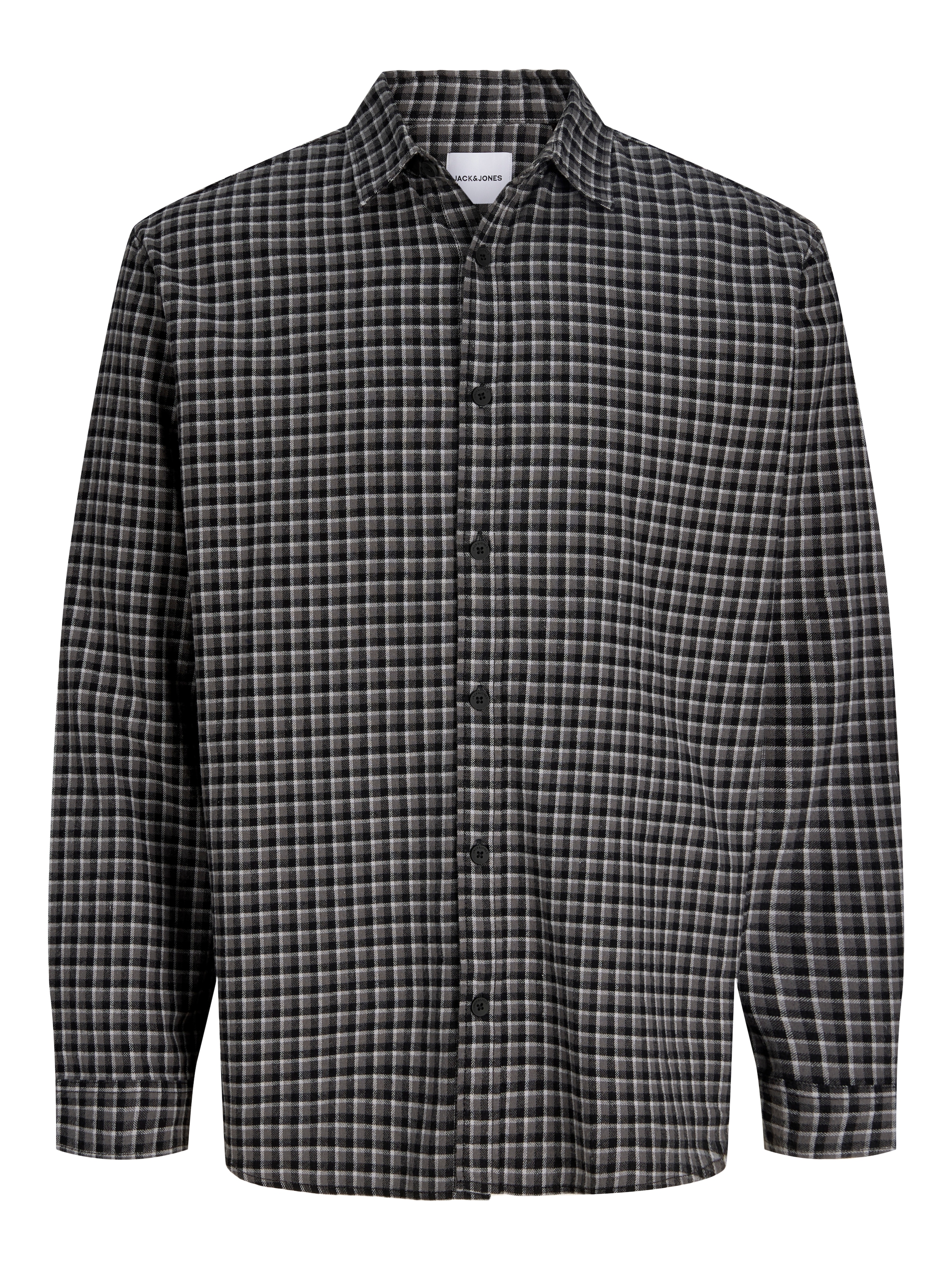 Jack & Jones PlusSize Langarmhemd »JJCARTER CHECK SHIRT LS SN PLS« Baumwolle, relaxed fit