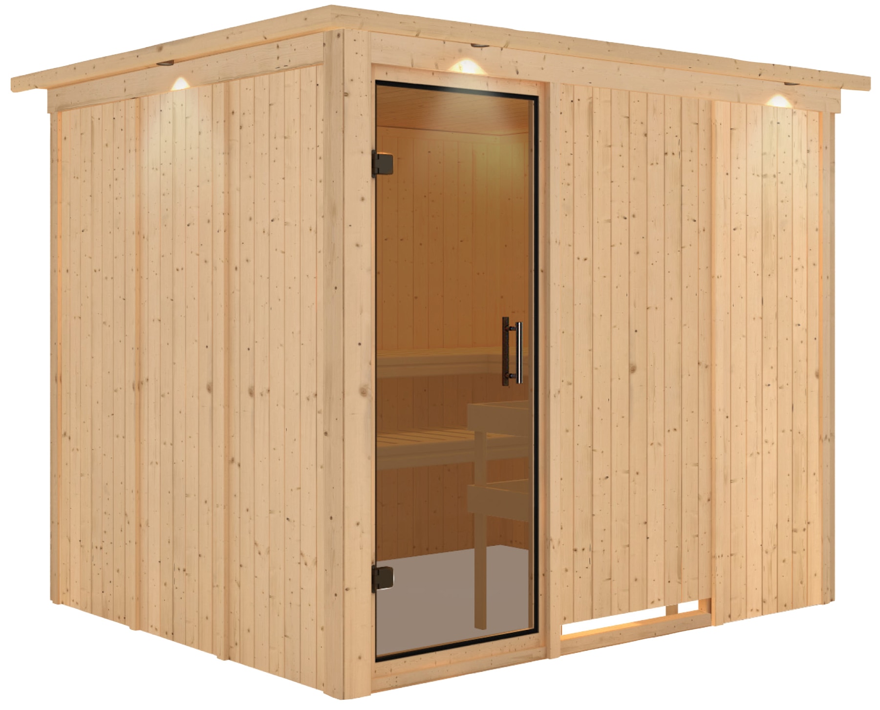 Karibu Sauna »Gitte« Set,  ohne Ofen