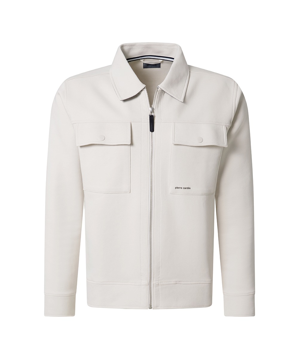 Pierre Cardin Kurzjacke Elastische Sweatware mit hohem Baumwollanteil