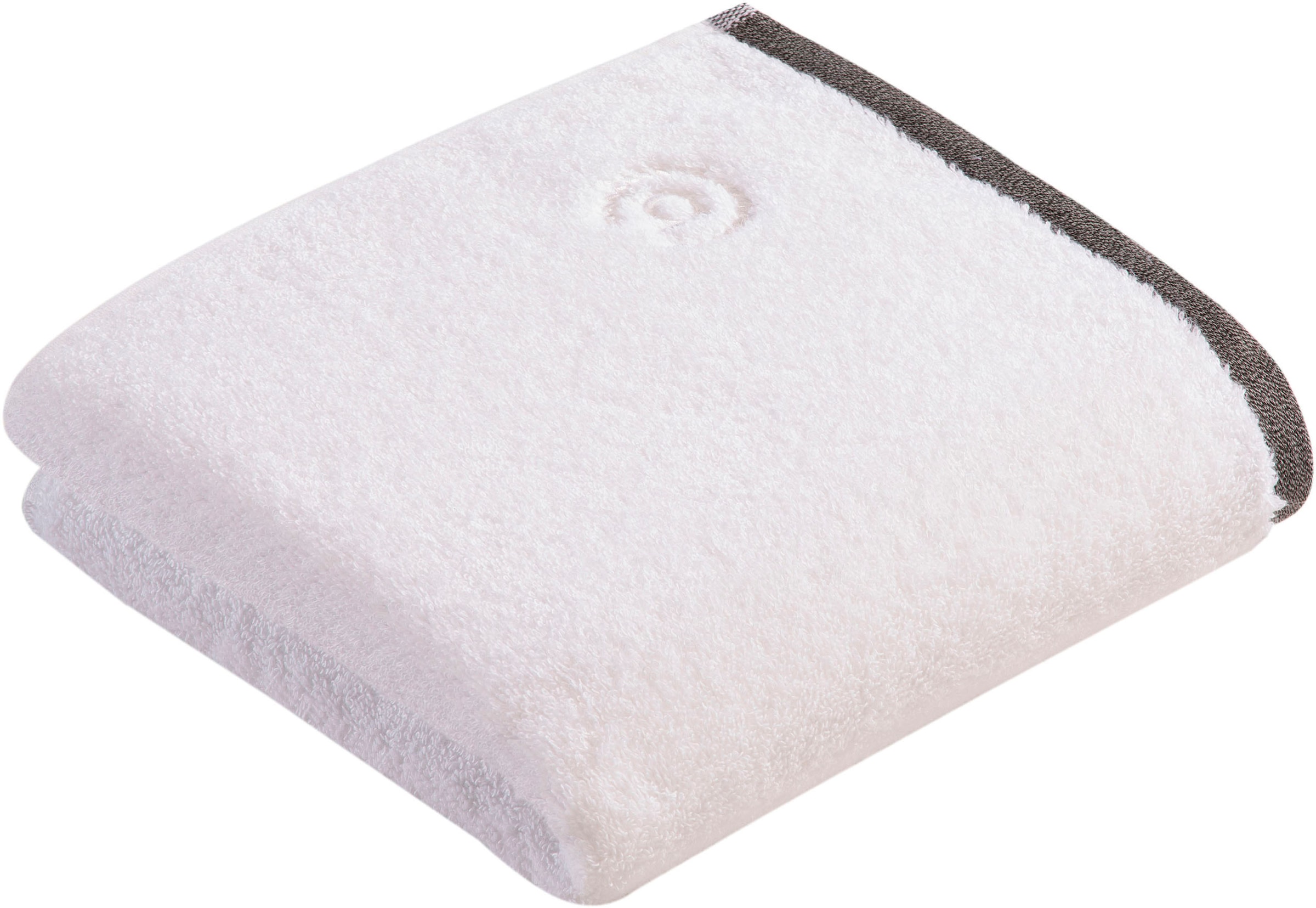 bugatti Handtuch "Prato" Uni Farben, mit melierter Optik im Saum günstig online kaufen