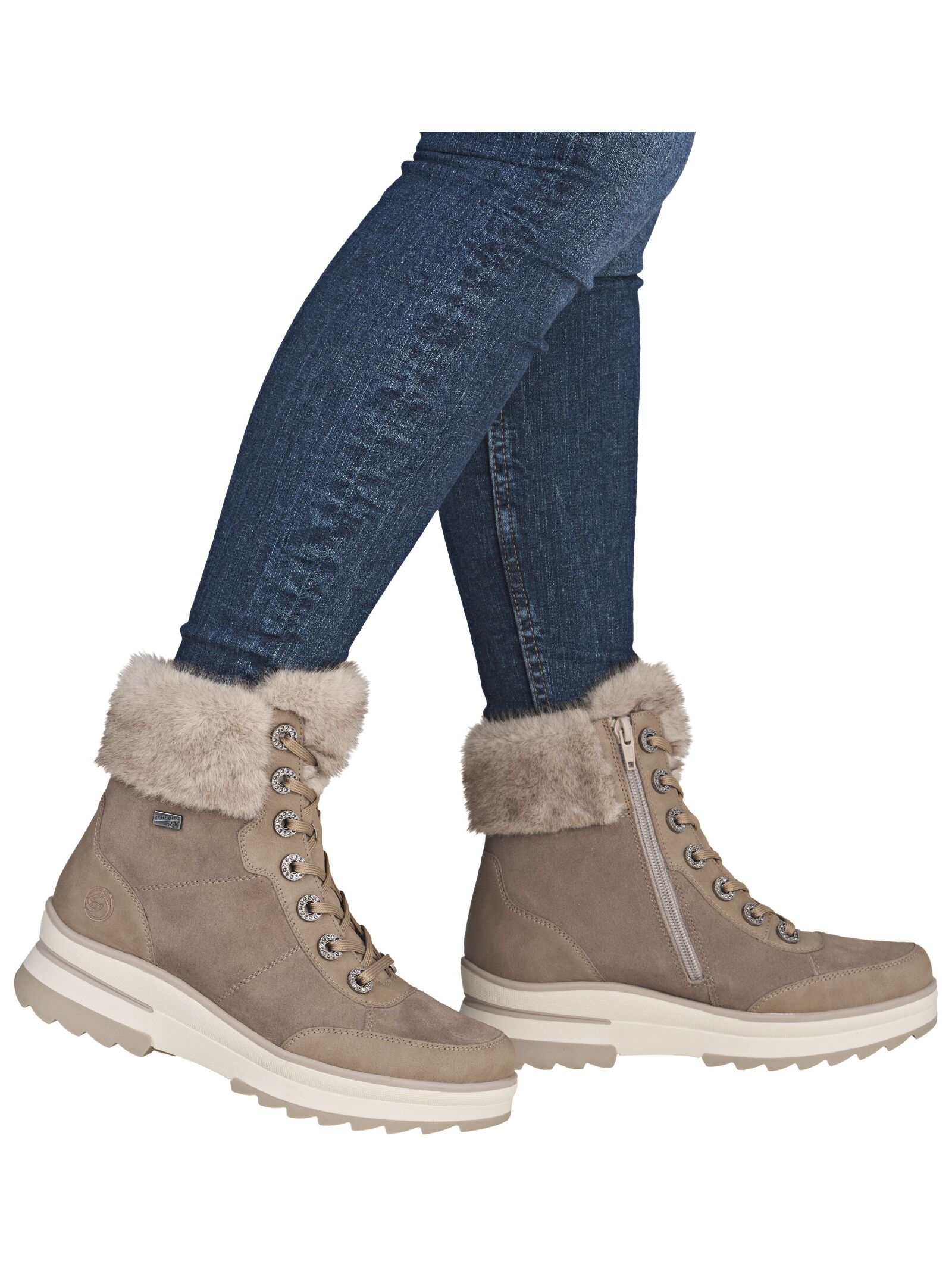 Thumbnail - Remonte Schnürstiefelette "Remonte Stiefelette Veloursleder/Textil"