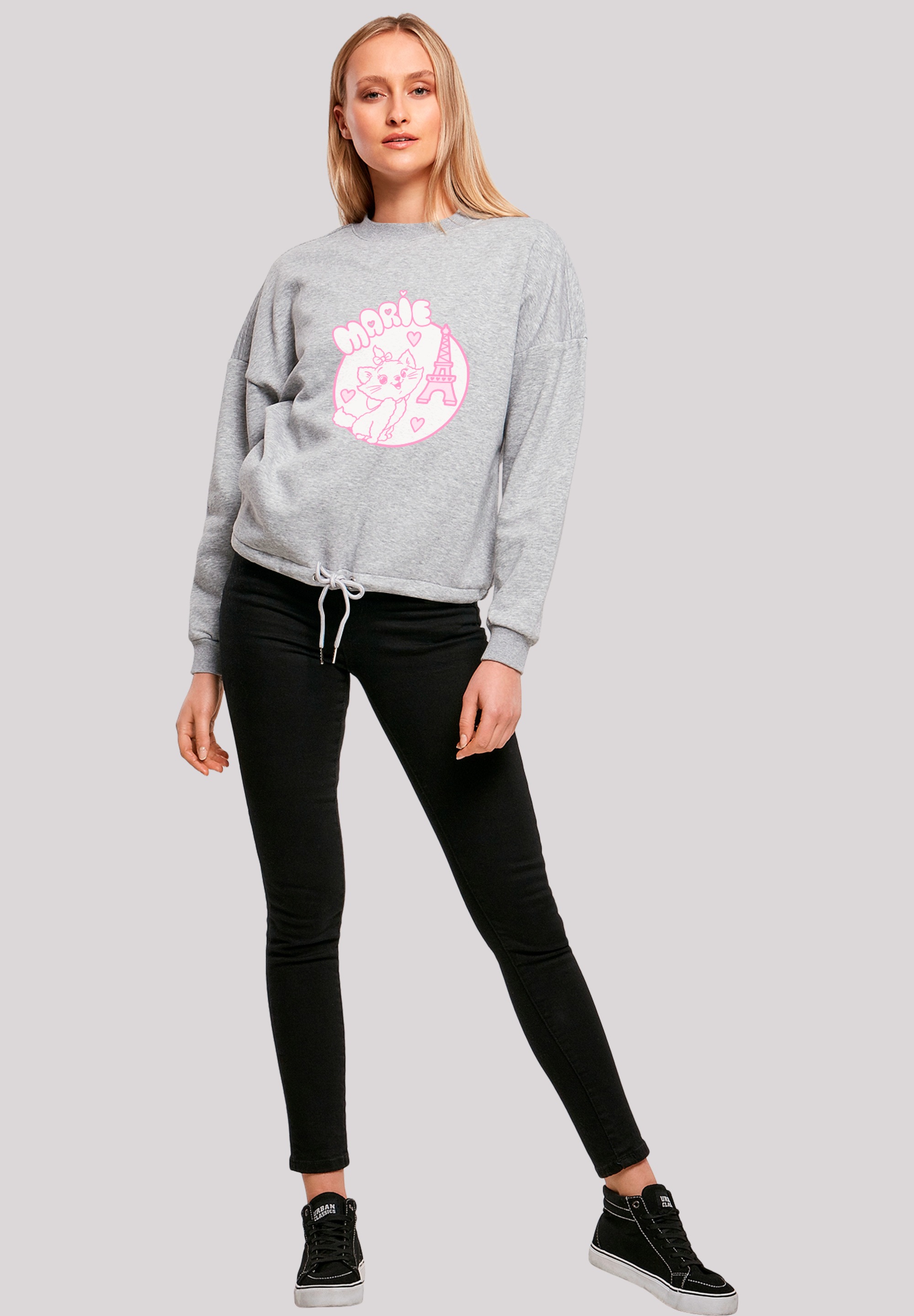 F4NT4STIC Sweatshirt »Disney Aristocats Marie Love in Paris«, Premium Qualität