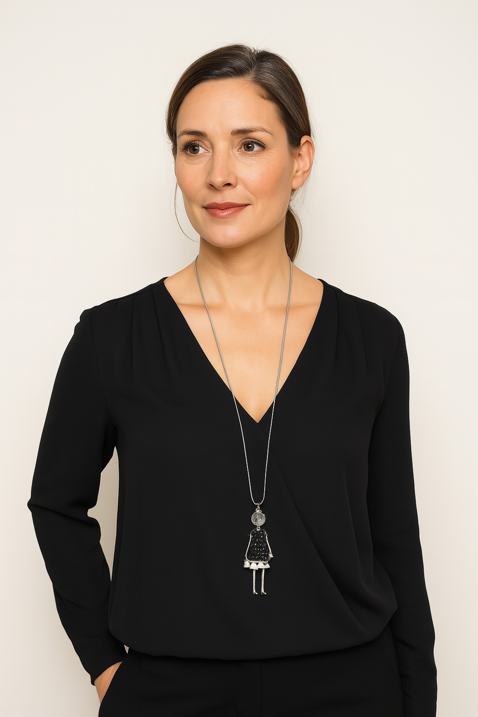 COLLEZIONE ALESSANDRO Lange Kette "Madame Noir", Fashionista Kette günstig online kaufen