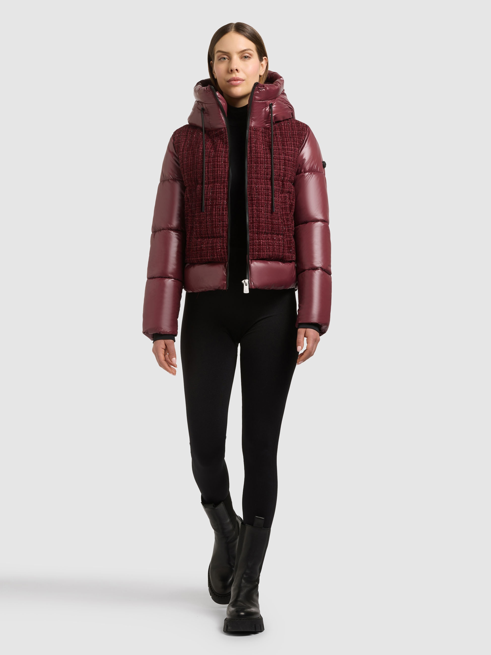 khujo Steppjacke »GRIEDA« mit Kapuze