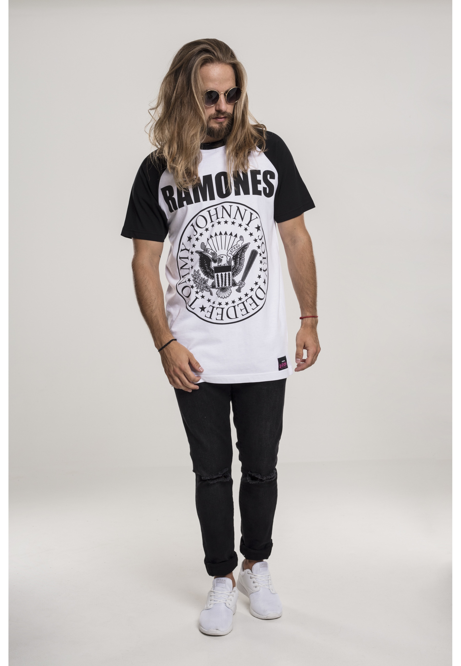 Merchcode T-Shirt »Merchcode Herren Ramones Circle Raglan Tee« 1 Stk.