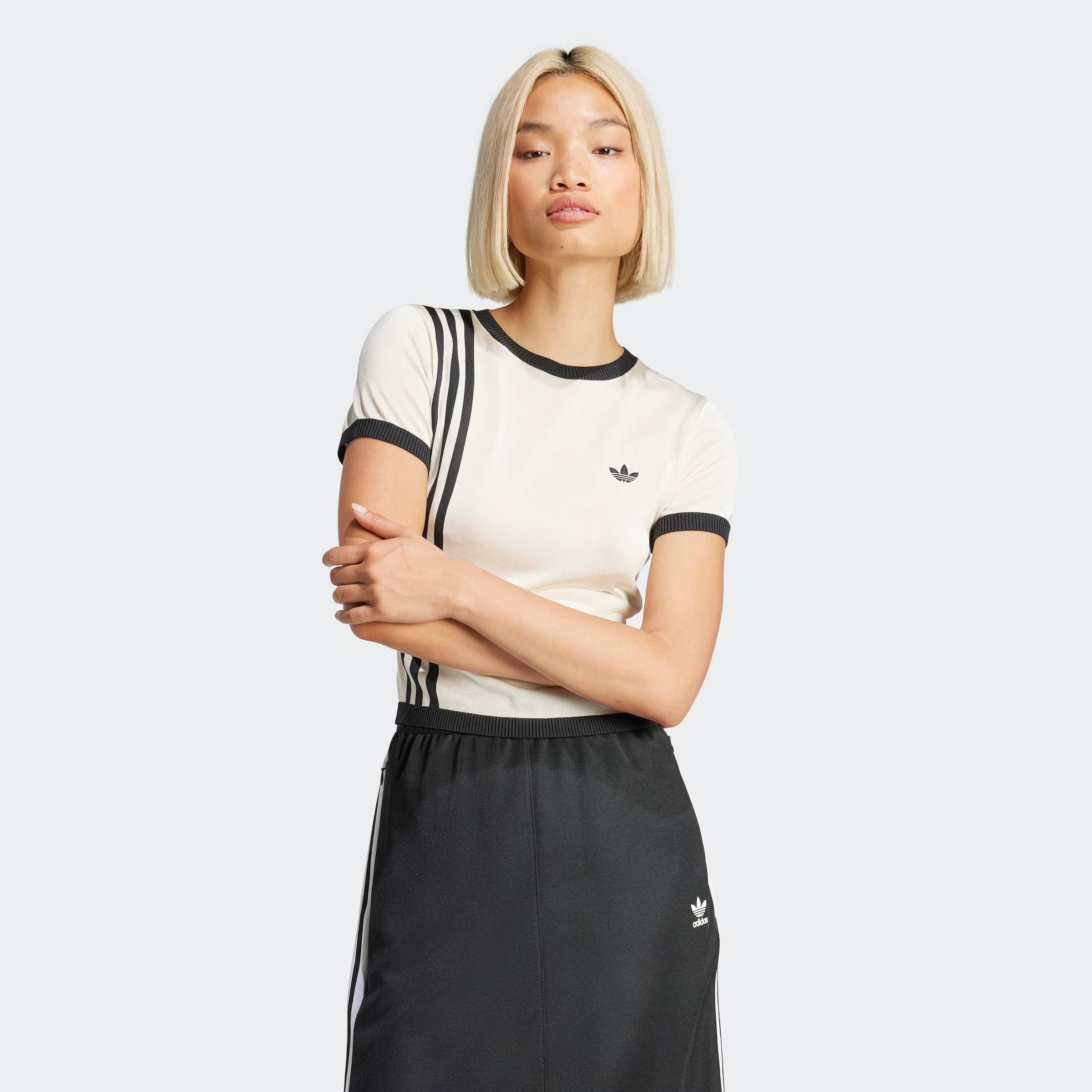 adidas Originals T-Shirt "KNITTED 3S TEE" günstig online kaufen