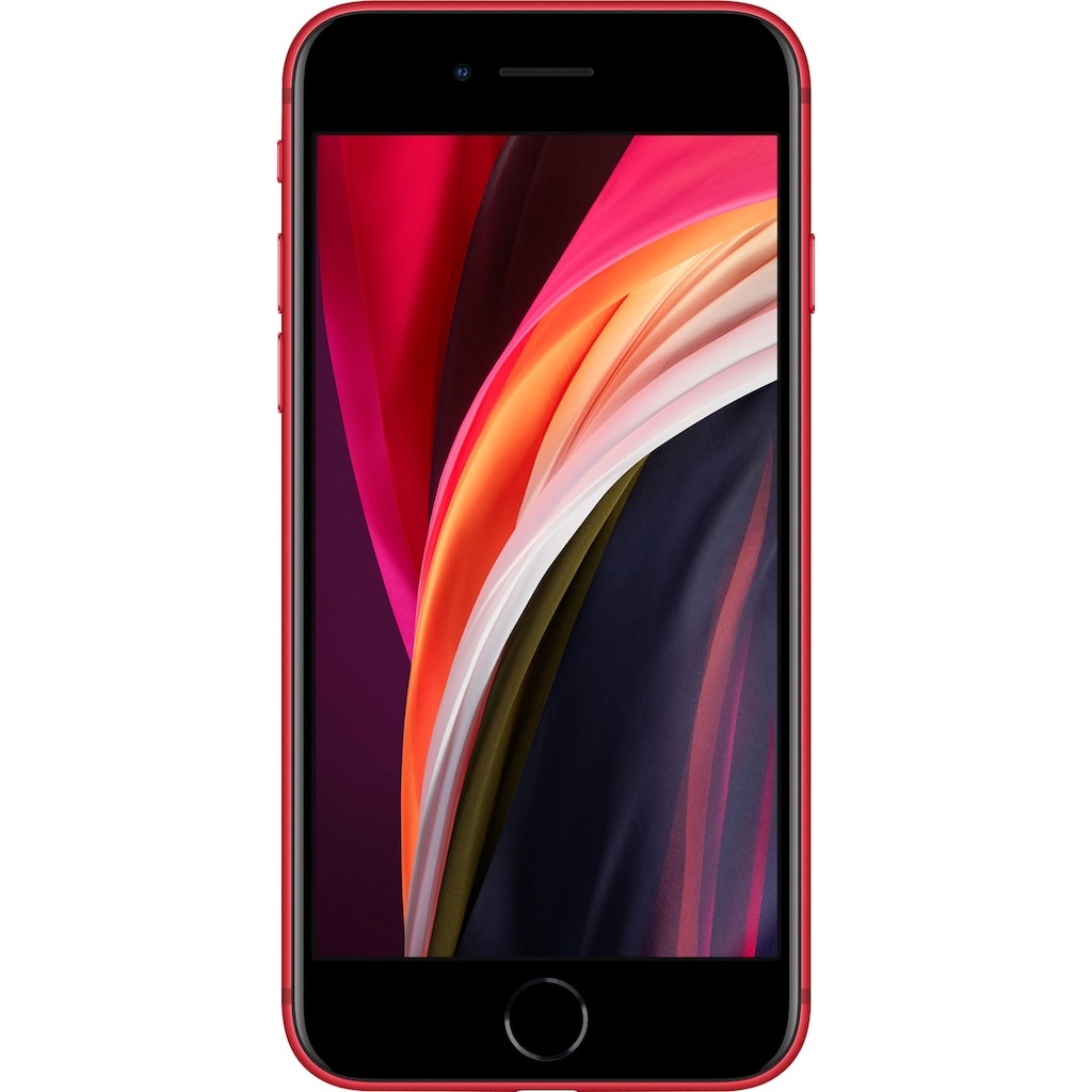 Apple Smartphone »iPhone SE (2020)«, red, 11,94 cm/4,7 Zoll, 128 GB Speicherplatz, 12 MP Kamera, ohne Strom-Adapter und Kopfhörer