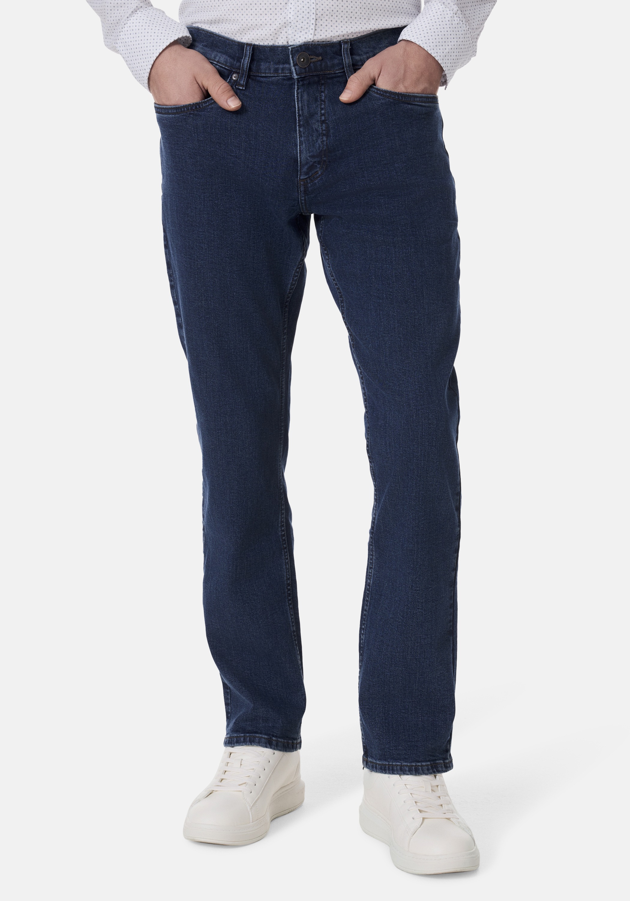 Stooker Men 5-Pocket-Hose »Frisco Denim Straight Fit Men«, Straight Fit Casual Clean Wash Twill Coloured Comfort Flex! für Herren