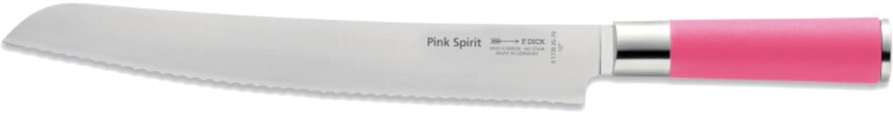 F. DICK Brotmesser »Pink Spirit«, (1 tlg.), 26 cm, Wellenschliff