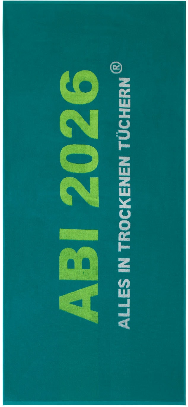 Strandtuch EGERIA, B:75cm L:180cmpetrol, Frottier, Obermaterial: 100% Baumwolle, Handtücher, "ABI 2026", 75x180 cm, "ABI 2025-Alles in trockenen